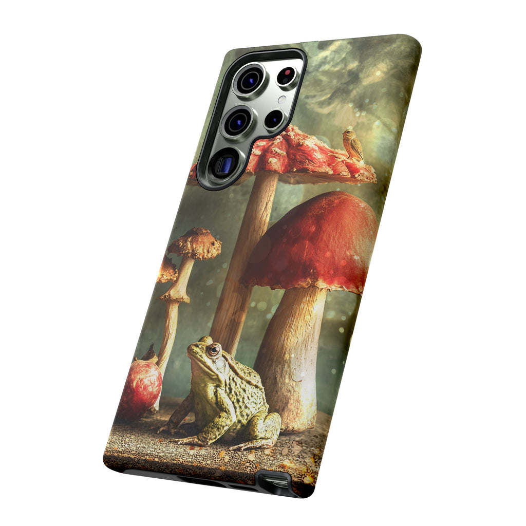 Toad and Stools Case, Crystal Phone case, Toad Stools Case - Tough Case for Toad Lovers, Gift for Her, Mushroom Decor, Toad Vibes