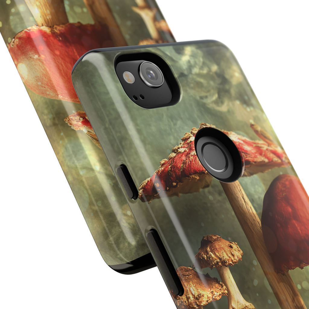 Toad and Stools Case, Crystal Phone case, Toad Stools Case - Tough Case for Toad Lovers, Gift for Her, Mushroom Decor, Toad Vibes