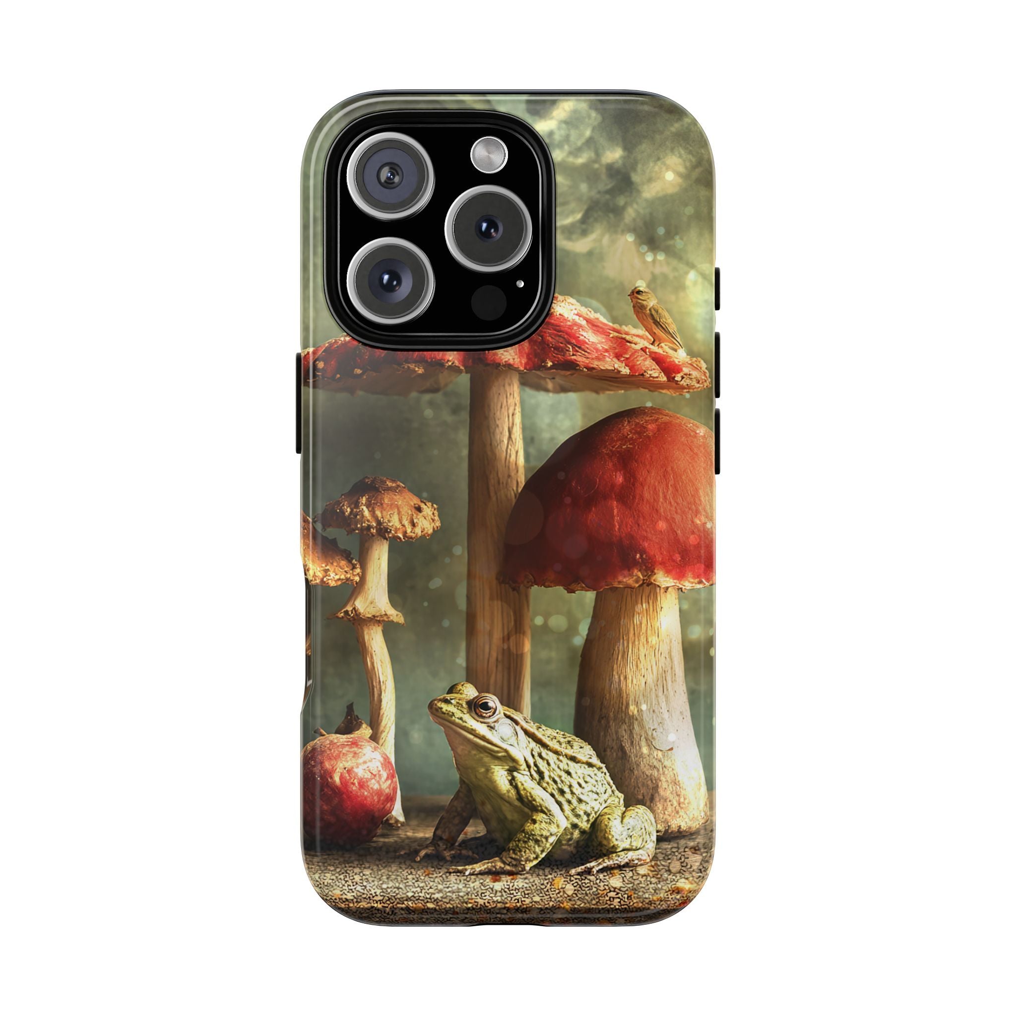 Toad and Stools Case, Crystal Phone case, Toad Stools Case - Tough Case for Toad Lovers, Gift for Her, Mushroom Decor, Toad Vibes