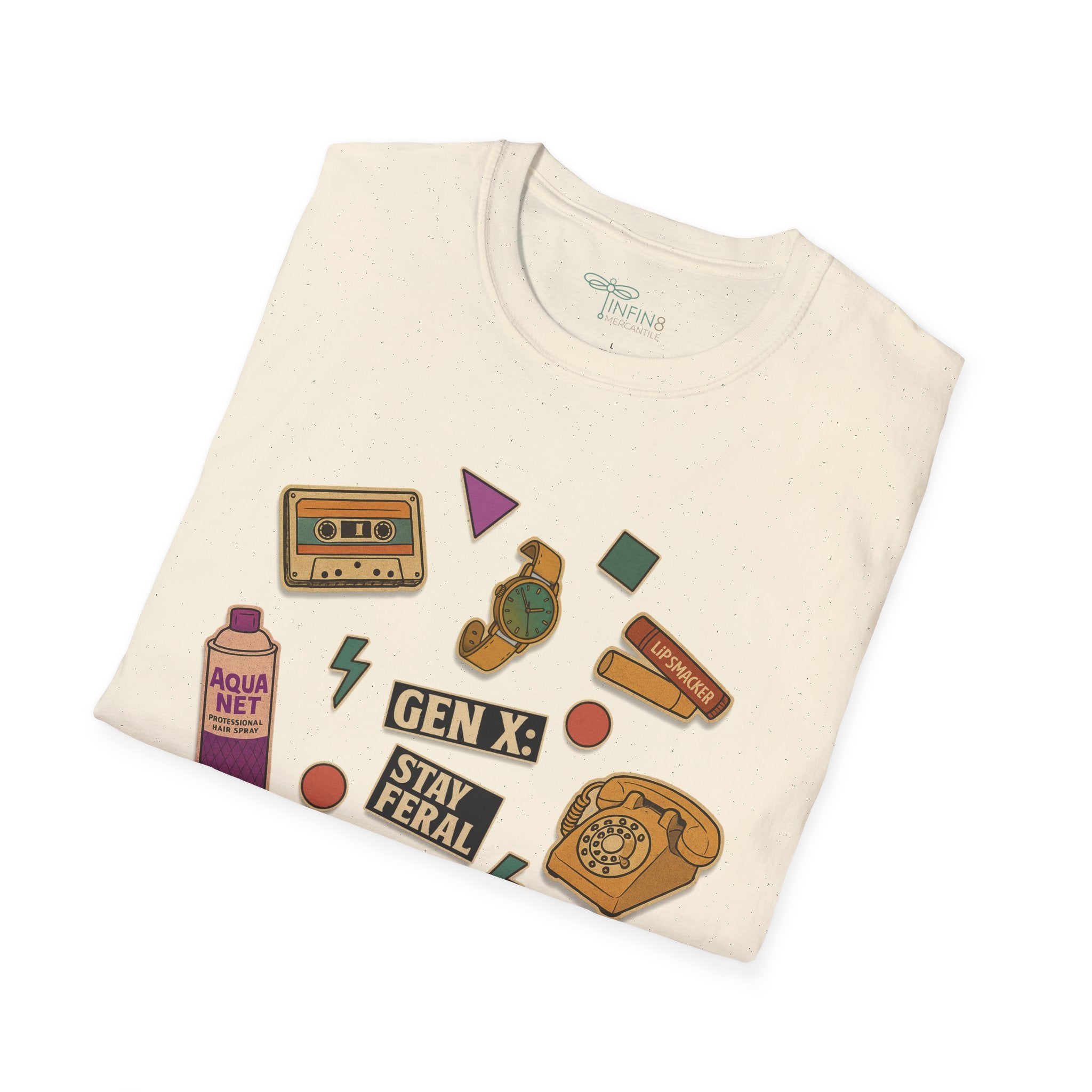 Gen-X Stay Feral Tee | Retro 80s 90s Nostalgia Shirt