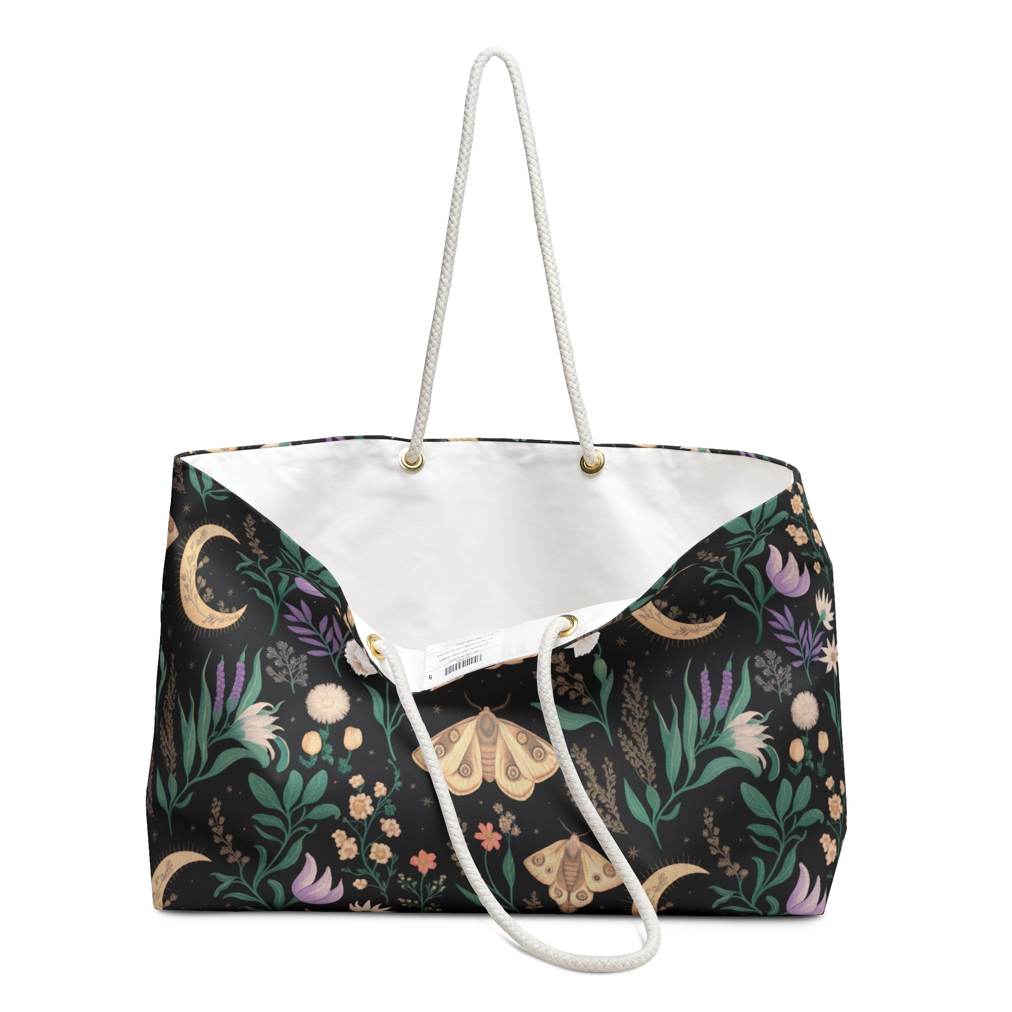 Celestial Moth Weekender Tote Bag Oversized