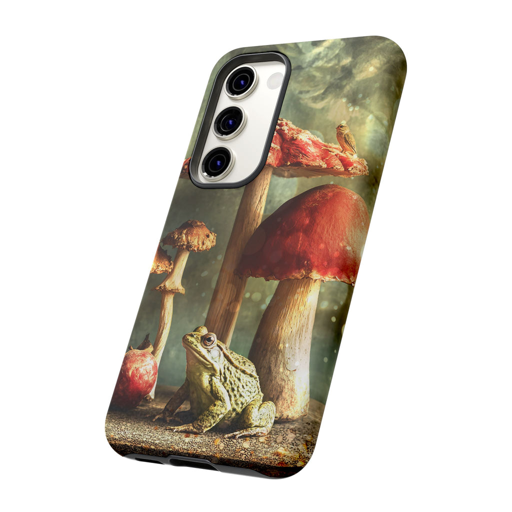 Toad and Stools Case, Crystal Phone case, Toad Stools Case - Tough Case for Toad Lovers, Gift for Her, Mushroom Decor, Toad Vibes