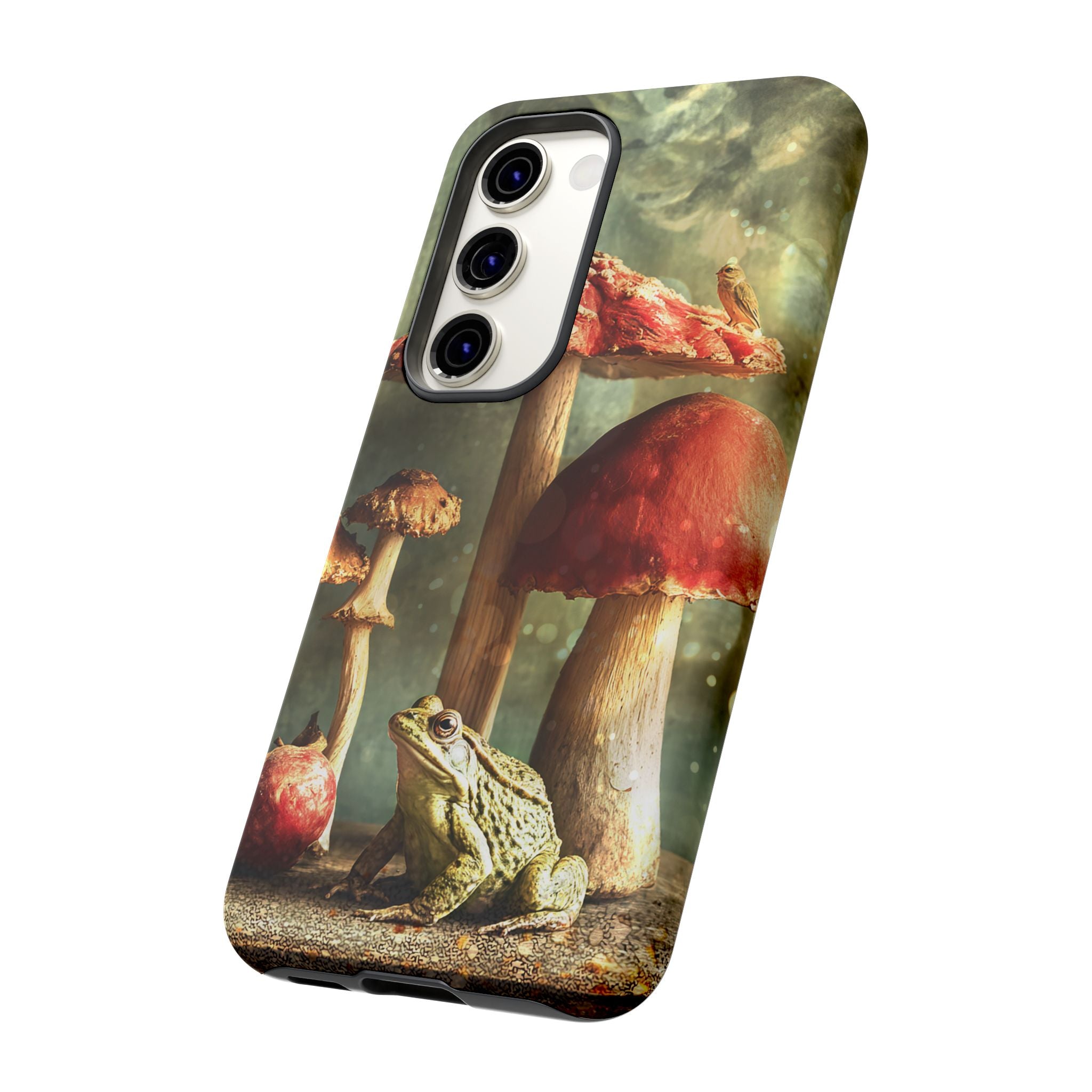 Toad and Stools Case, Crystal Phone case, Toad Stools Case - Tough Case for Toad Lovers, Gift for Her, Mushroom Decor, Toad Vibes