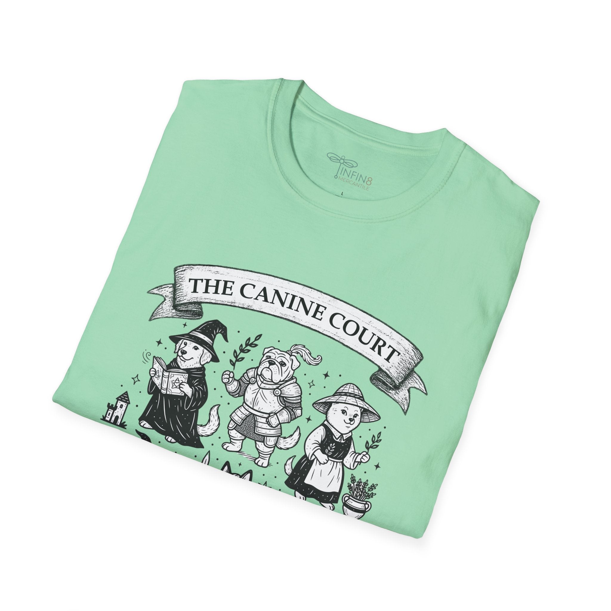 The Canine Court Medieval Dog Shirt | Castlecore Fantasy Dog Lover Gift