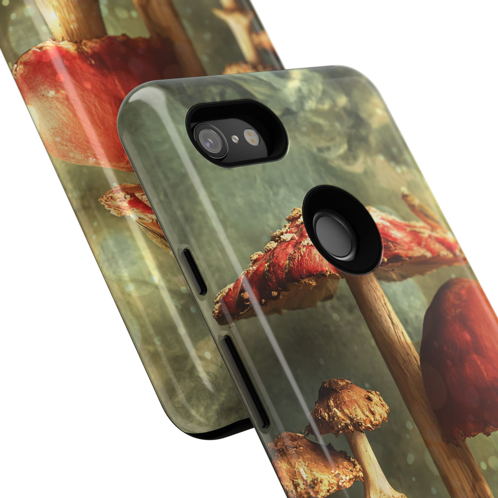 Toad and Stools Case, Crystal Phone case, Toad Stools Case - Tough Case for Toad Lovers, Gift for Her, Mushroom Decor, Toad Vibes