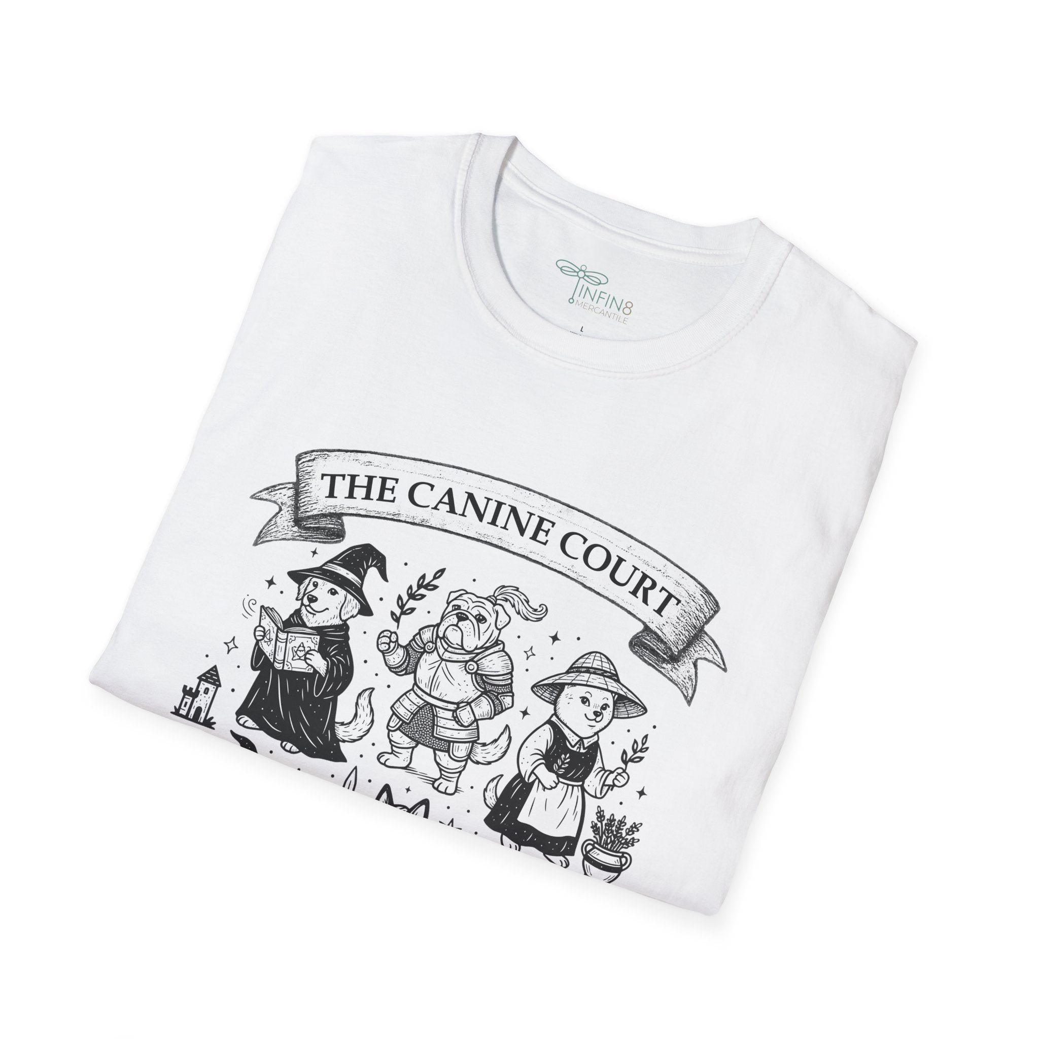 The Canine Court Medieval Dog Shirt | Castlecore Fantasy Dog Lover Gift