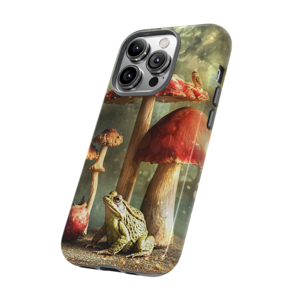 Toad and Stools Case, Crystal Phone case, Toad Stools Case - Tough Case for Toad Lovers, Gift for Her, Mushroom Decor, Toad Vibes