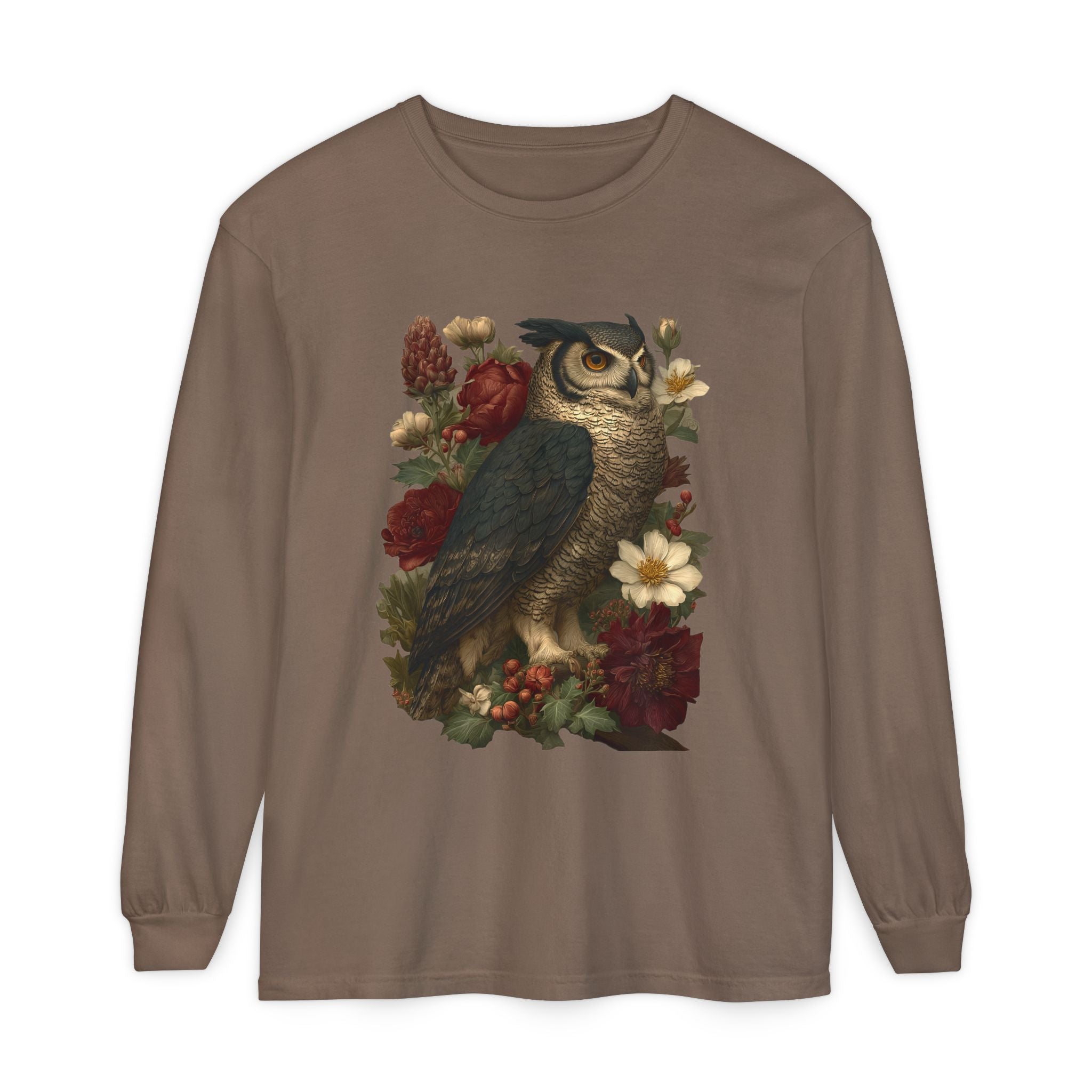 Gothmas Owl Long Sleeve Shirt | Goth Christmas Holiday Gift