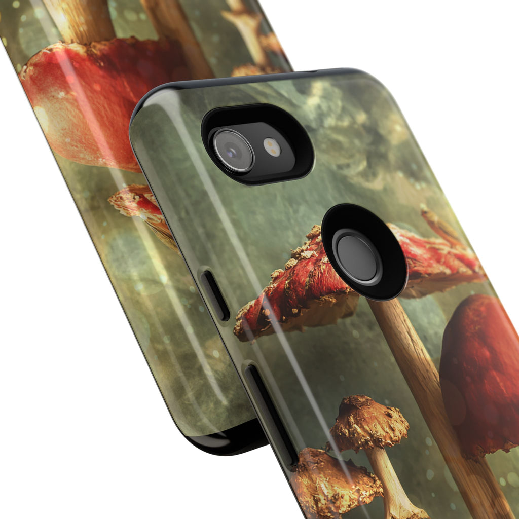 Toad and Stools Case, Crystal Phone case, Toad Stools Case - Tough Case for Toad Lovers, Gift for Her, Mushroom Decor, Toad Vibes