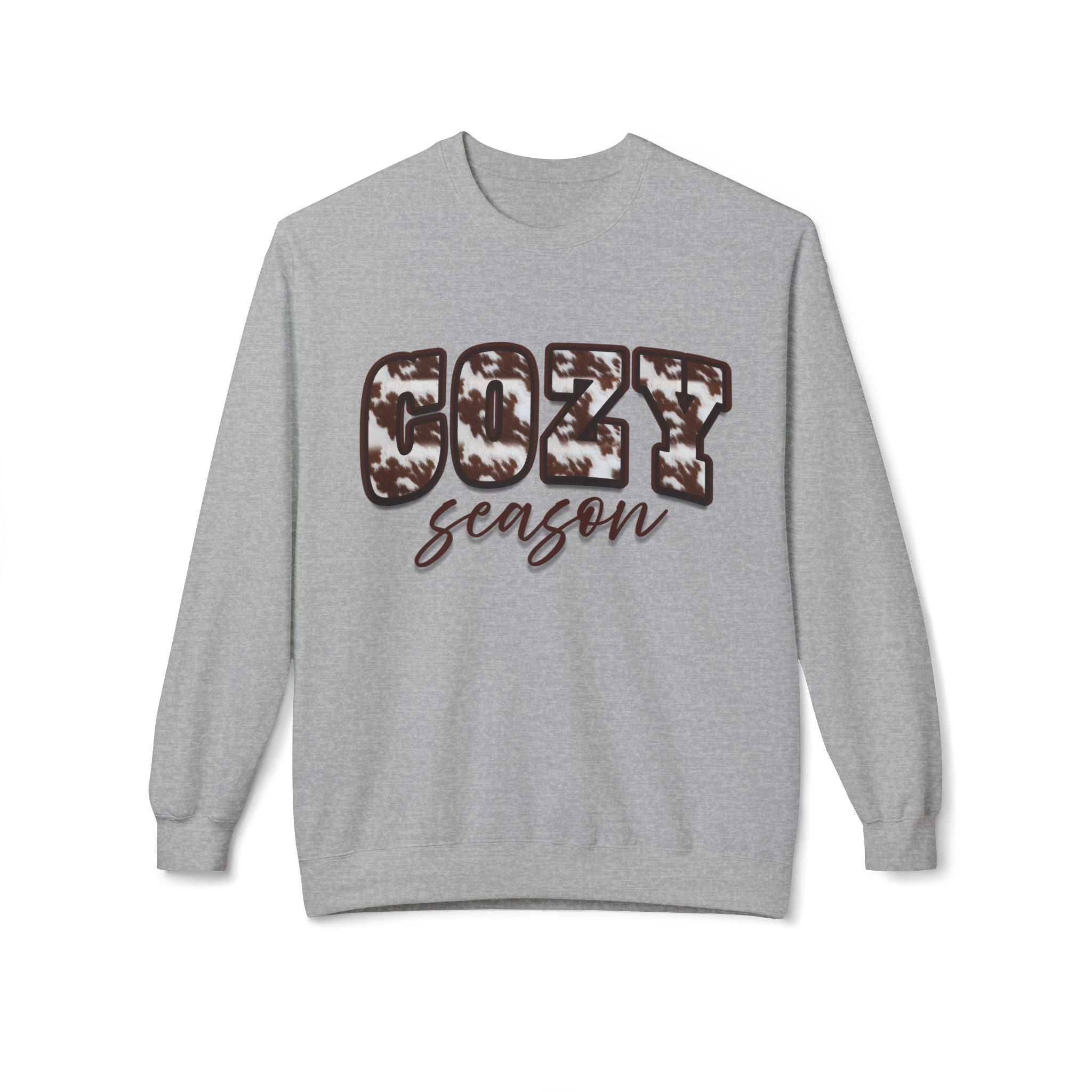 Cozy Season Cowhide Sweatshirt