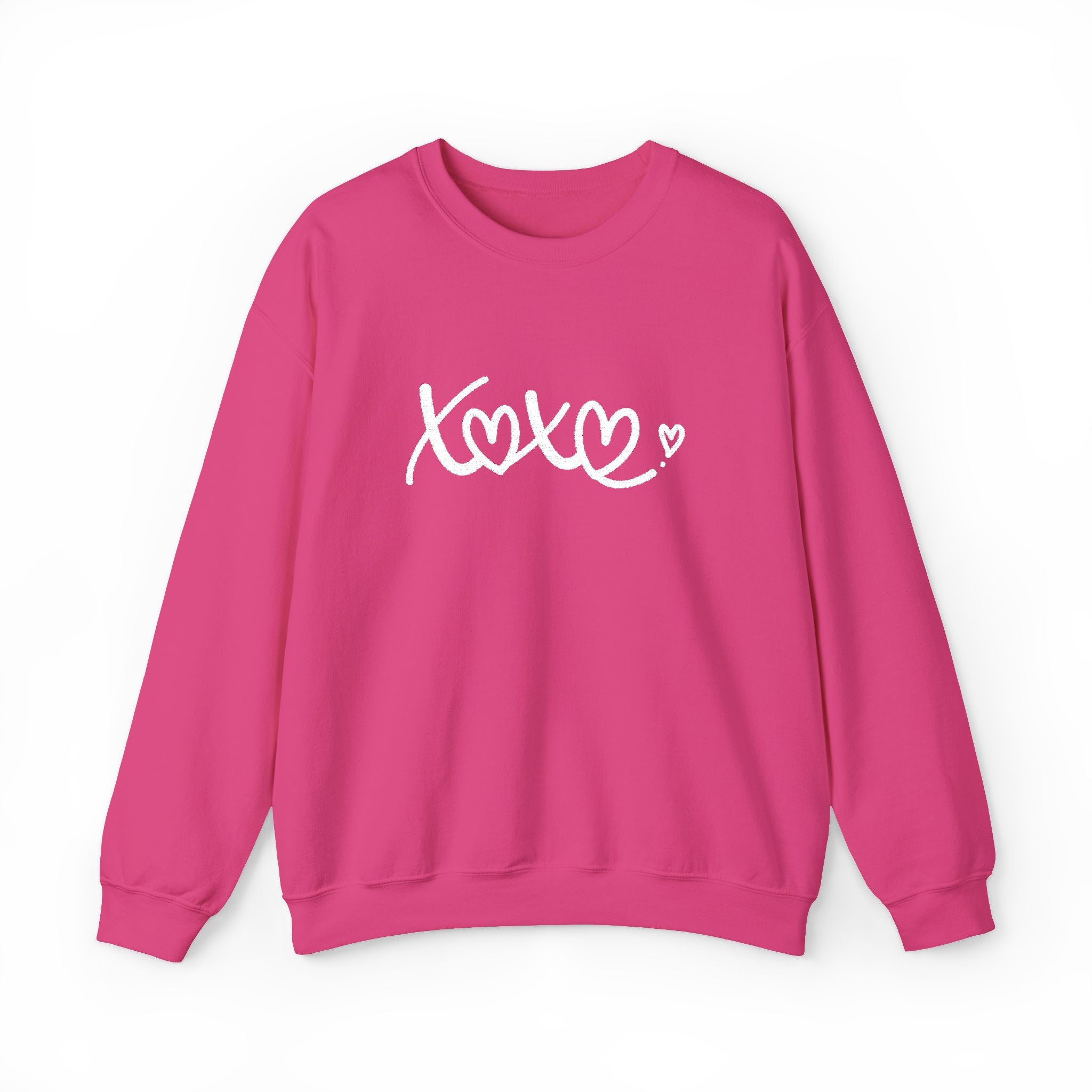 XOXO Embroidered Sweatshirt Hugs and Kisses