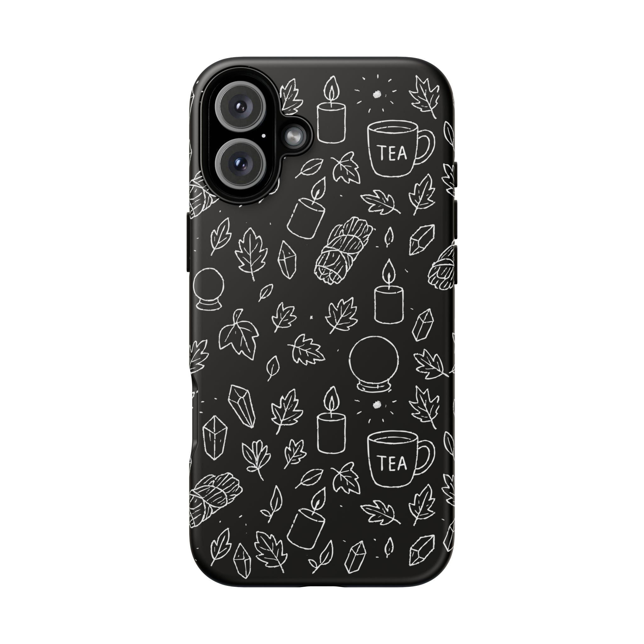 Spiritual Doodles Case, Crystal Phone case, Spiritual Doodles Case - Tough Case for Crystals Lovers, Gift for Her, Witch Decor, Phone Vibes