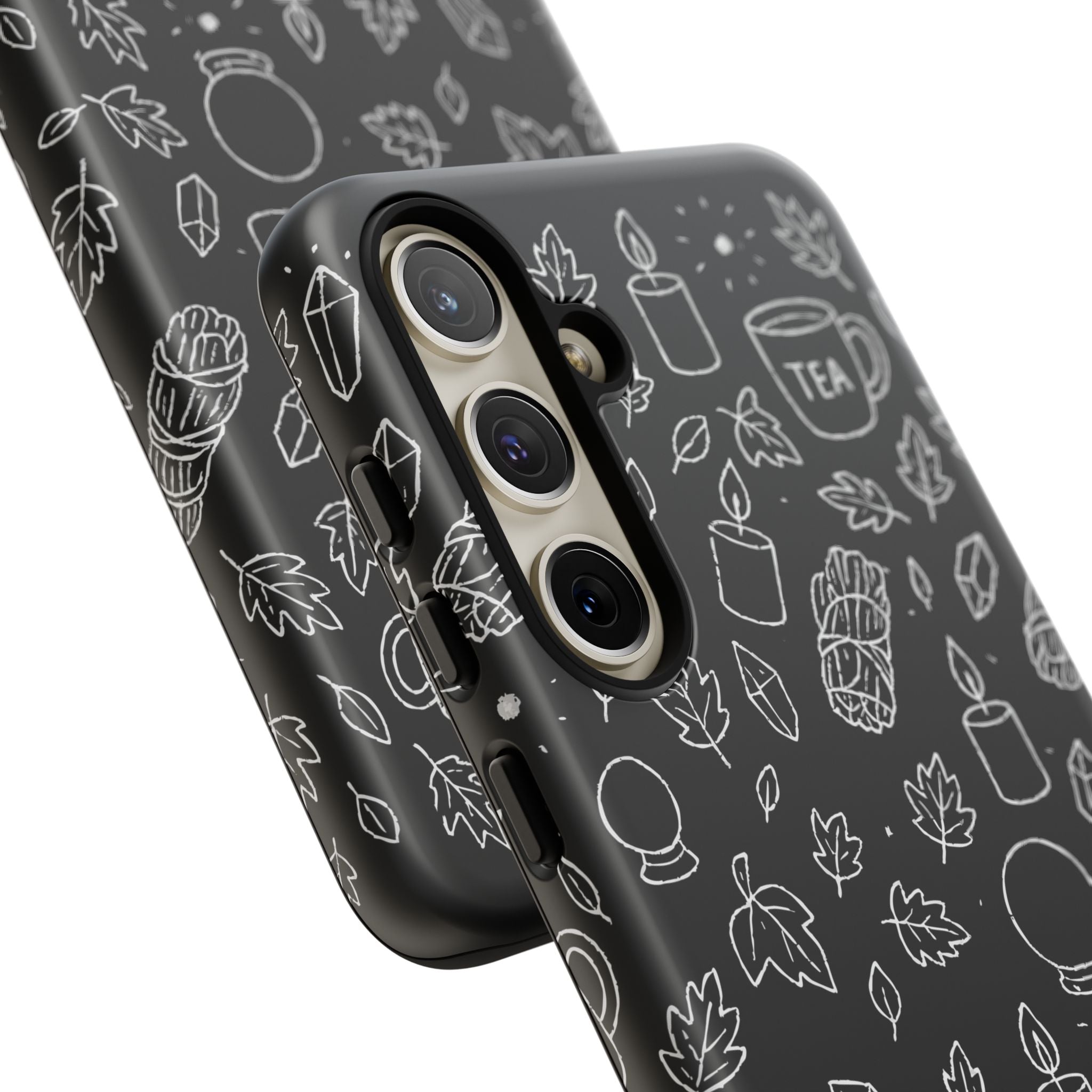 Spiritual Doodles Case, Crystal Phone case, Spiritual Doodles Case - Tough Case for Crystals Lovers, Gift for Her, Witch Decor, Phone Vibes