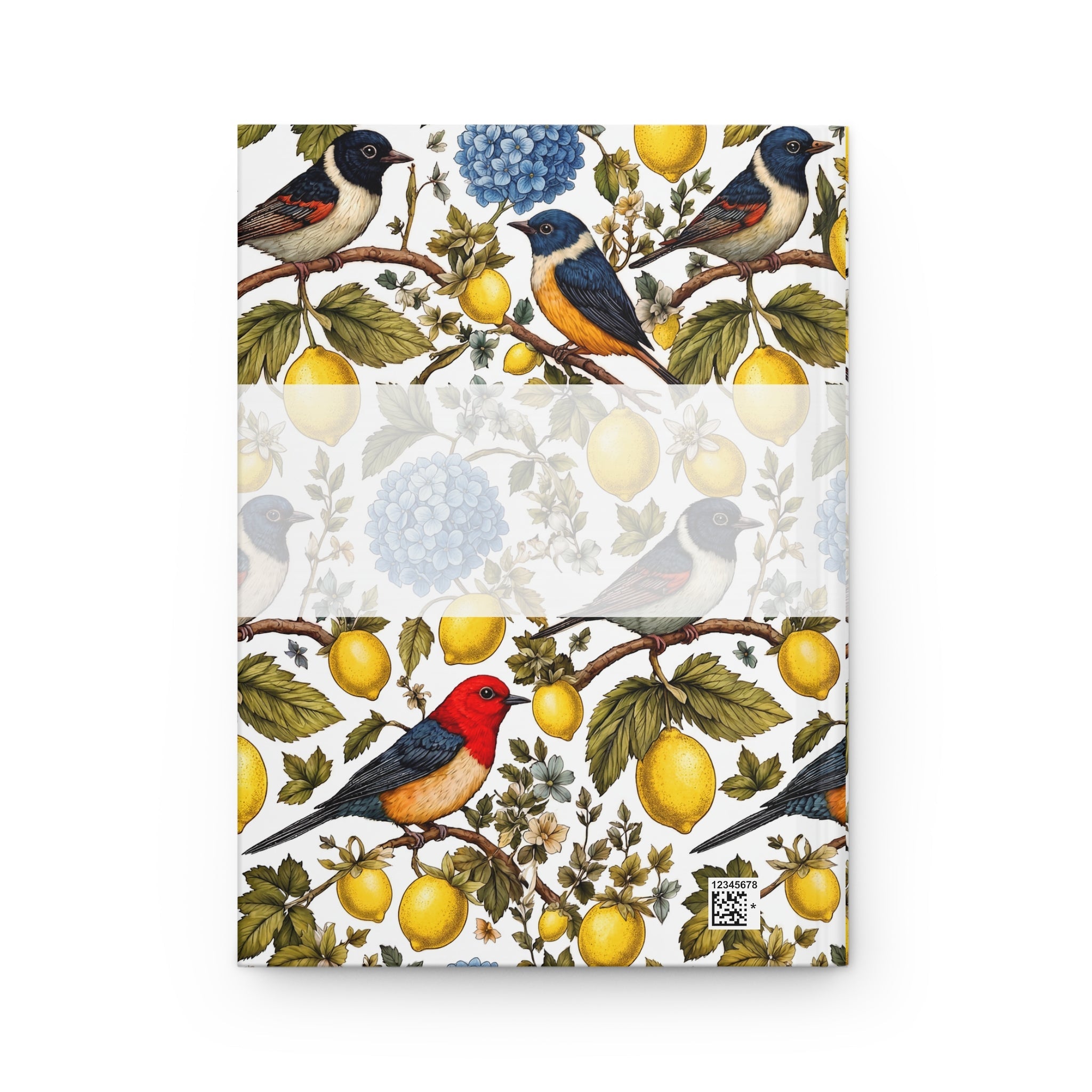 Garden Songbird | Lemon Hydrangea Journal Printify