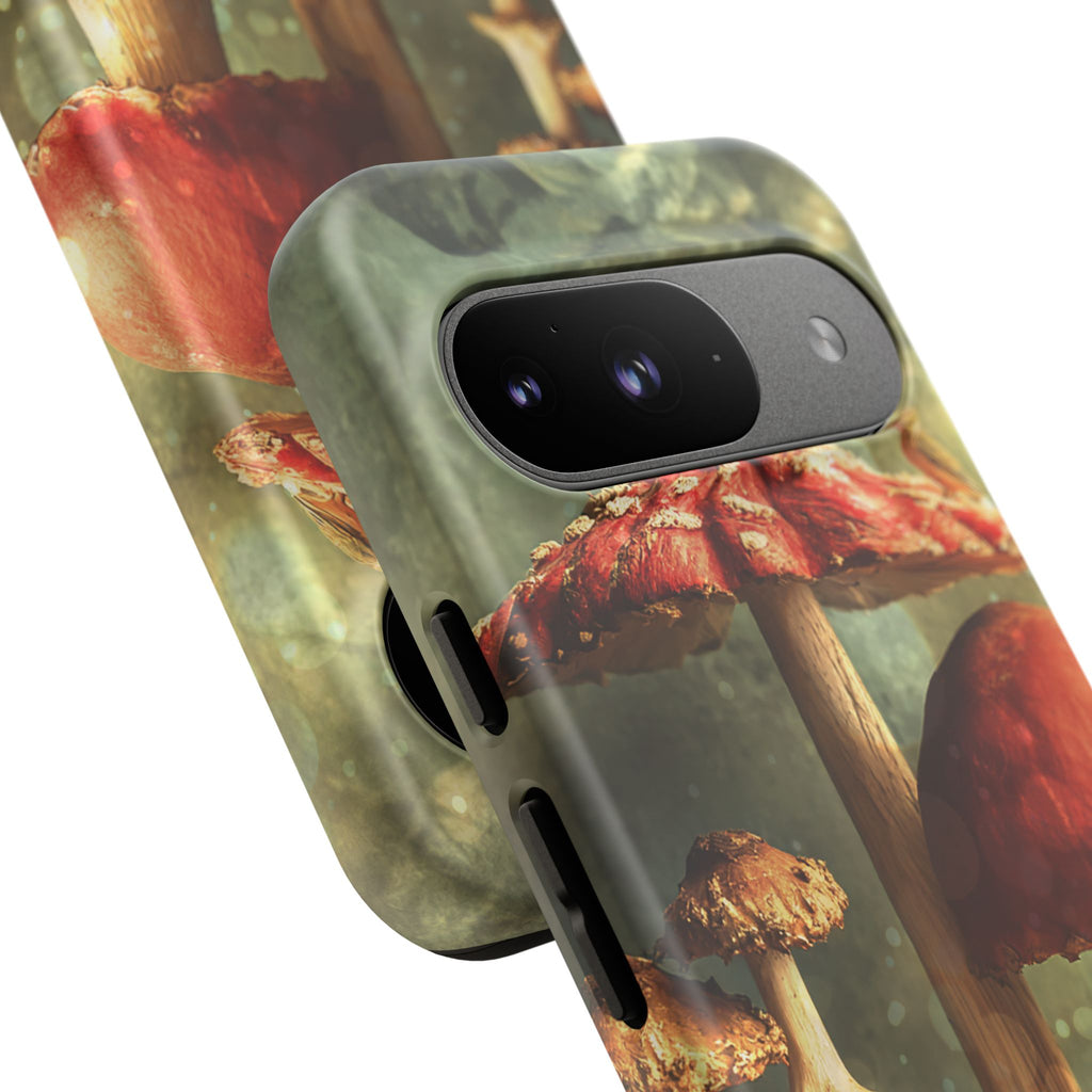 Toad and Stools Case, Crystal Phone case, Toad Stools Case - Tough Case for Toad Lovers, Gift for Her, Mushroom Decor, Toad Vibes