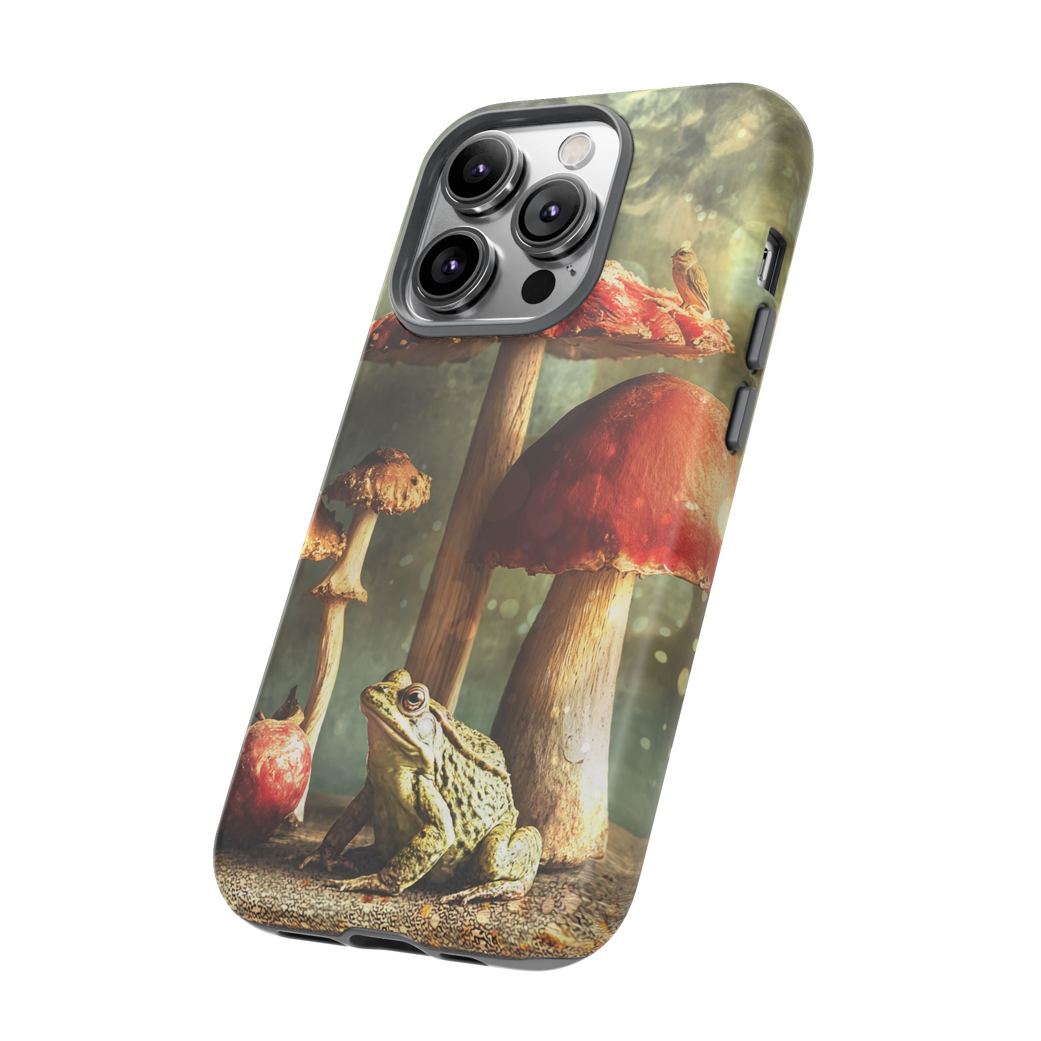 Toad and Stools Case, Crystal Phone case, Toad Stools Case - Tough Case for Toad Lovers, Gift for Her, Mushroom Decor, Toad Vibes