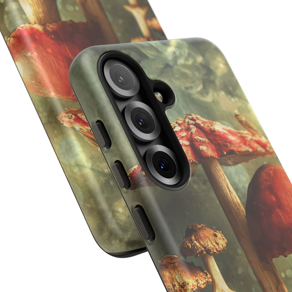 Toad and Stools Case, Crystal Phone case, Toad Stools Case - Tough Case for Toad Lovers, Gift for Her, Mushroom Decor, Toad Vibes