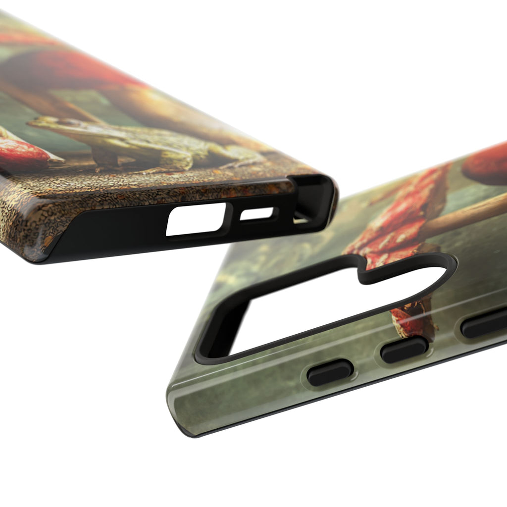 Toad and Stools Case, Crystal Phone case, Toad Stools Case - Tough Case for Toad Lovers, Gift for Her, Mushroom Decor, Toad Vibes