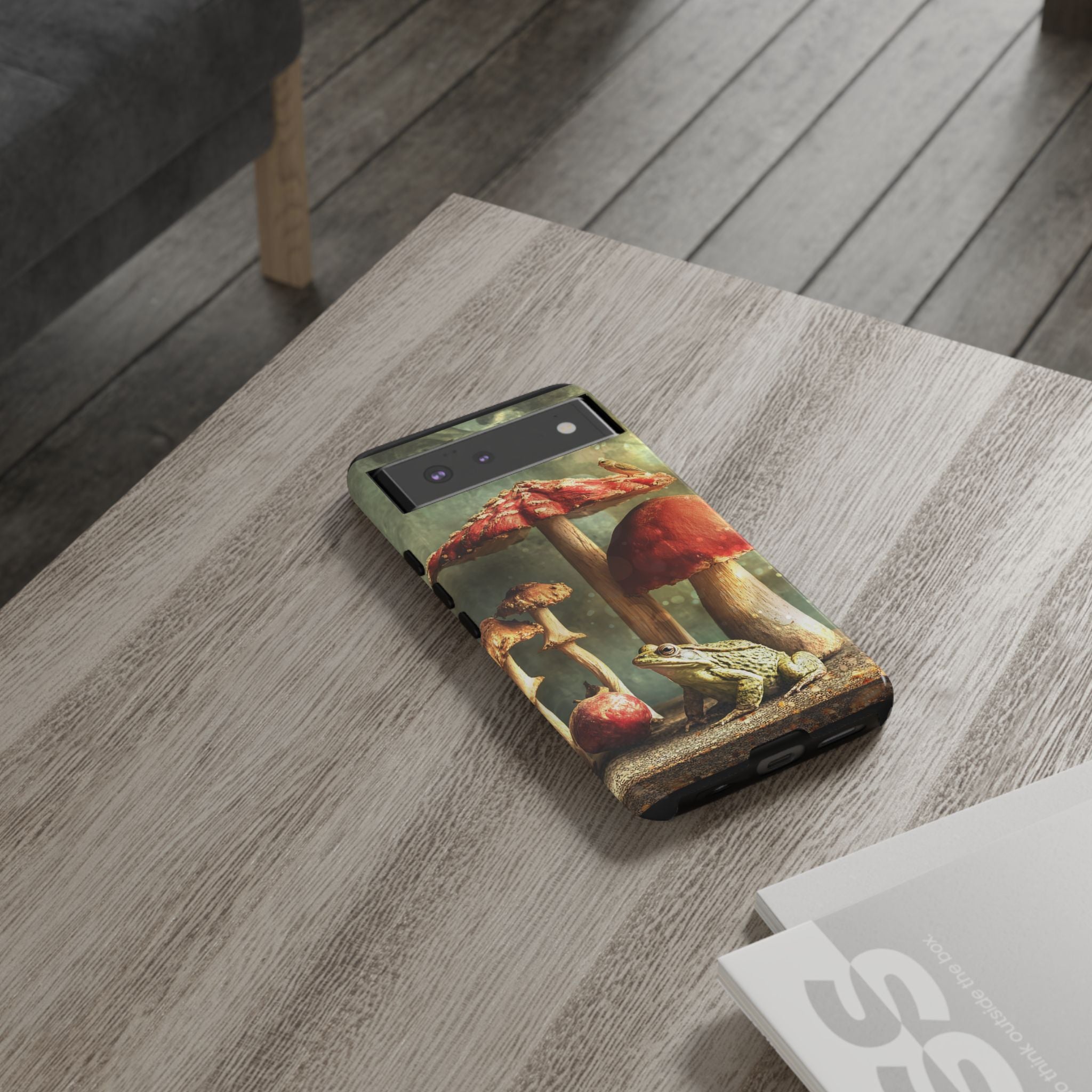 Toad and Stools Case, Crystal Phone case, Toad Stools Case - Tough Case for Toad Lovers, Gift for Her, Mushroom Decor, Toad Vibes