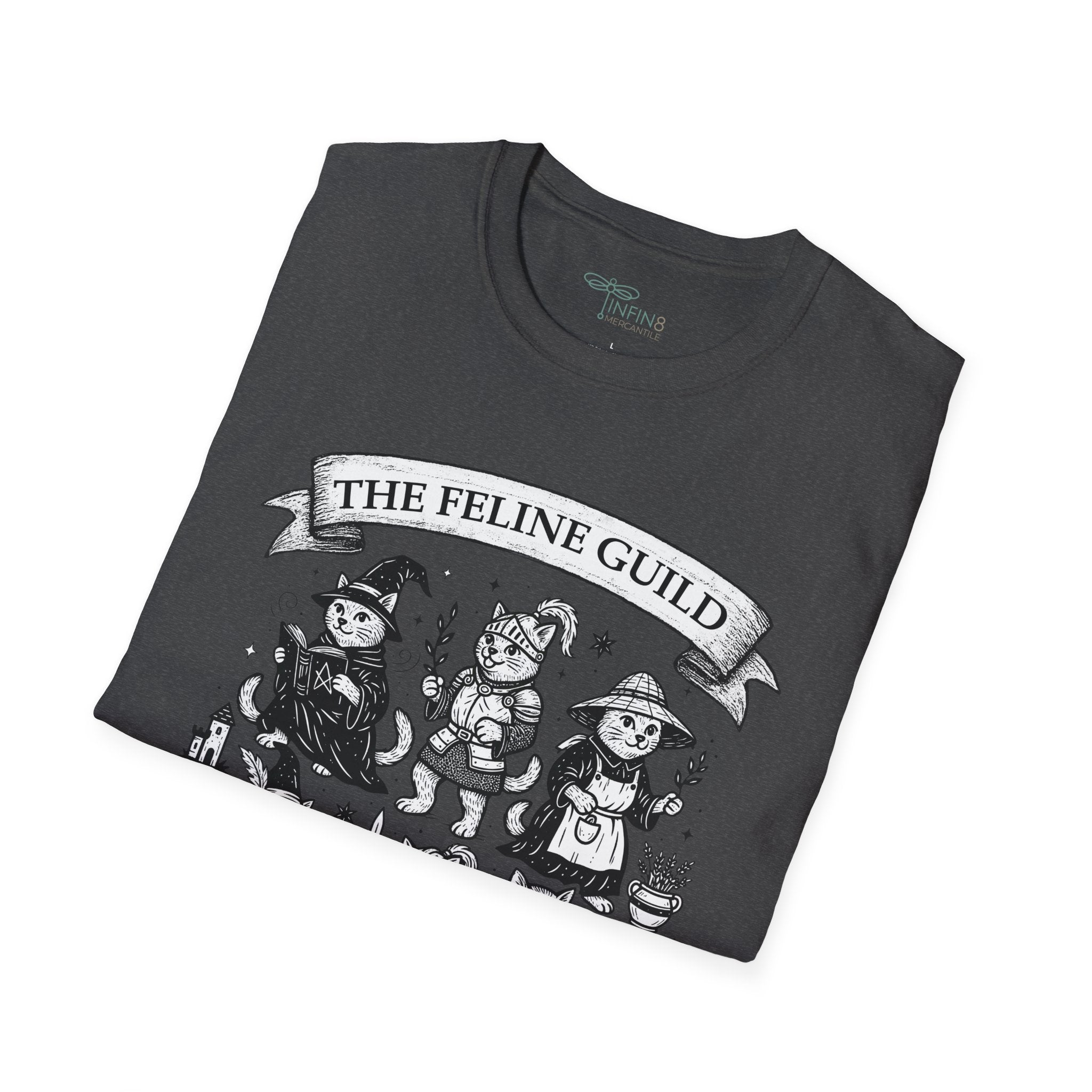 The Feline Guild Cat Lover Shirt | Medieval Fantasy T-Shirt