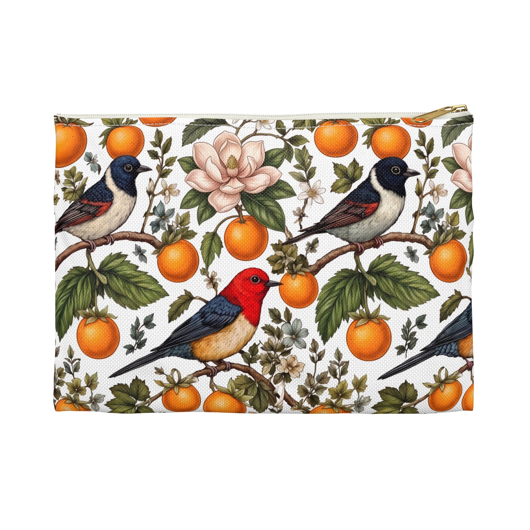 Garden Songbird | Citrus Bloom Accessory Pouch Printify
