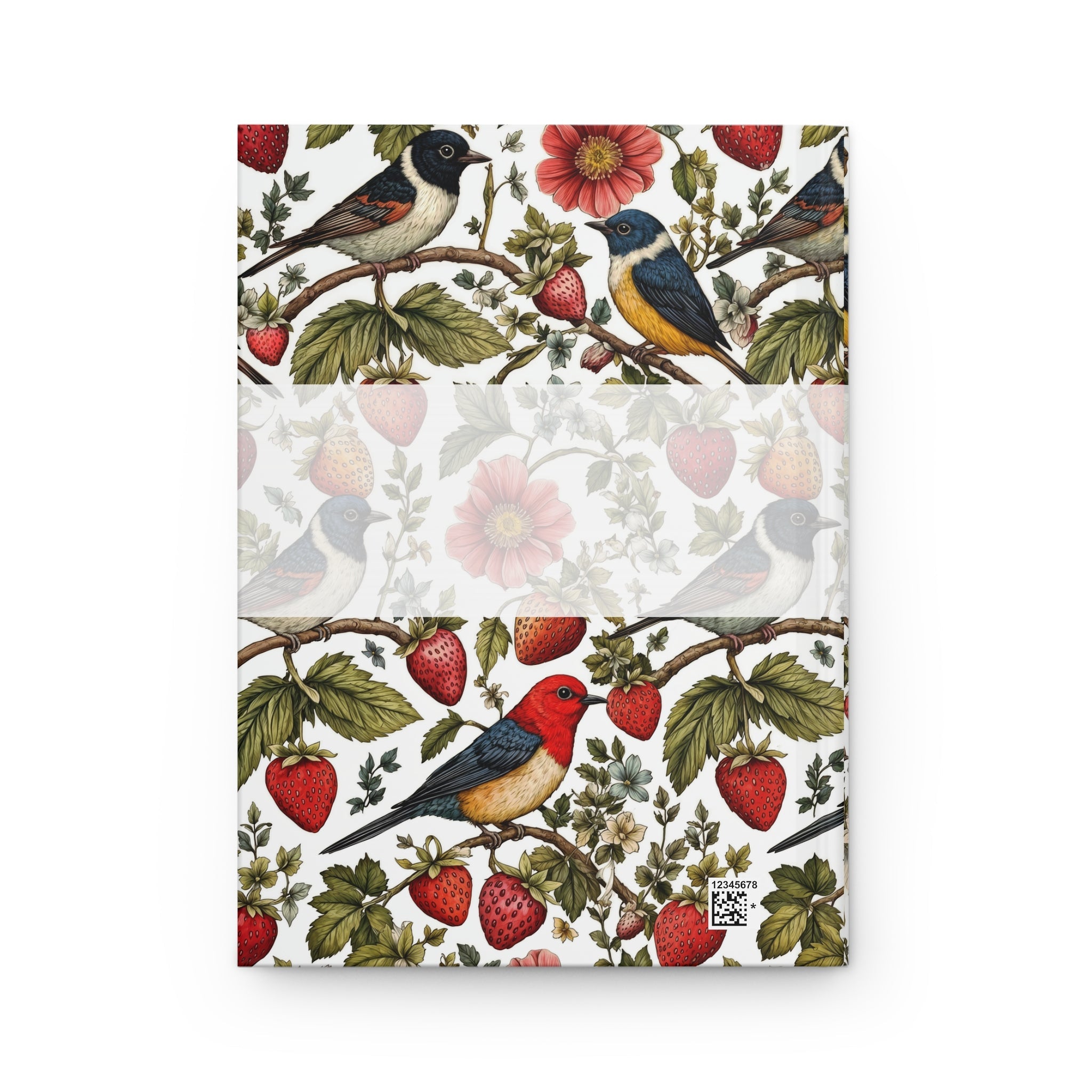 Garden Songbird | Strawberry Meadow Custom Name Journal Printify