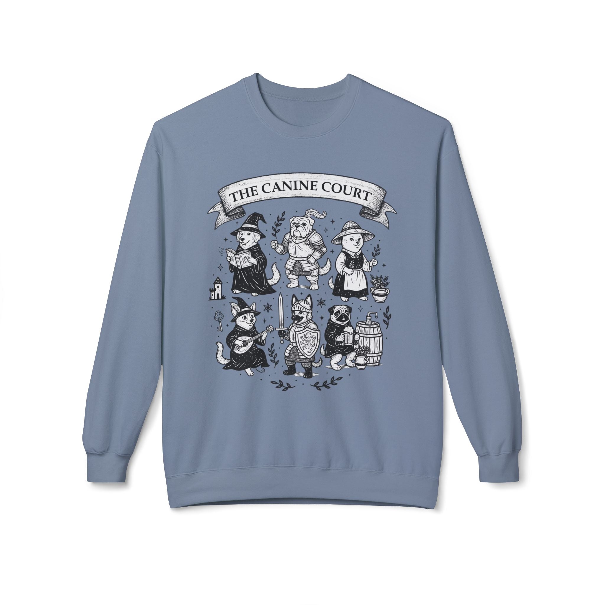 The Canine Court Medieval Dog Sweatshirt | Castlecore Pullover