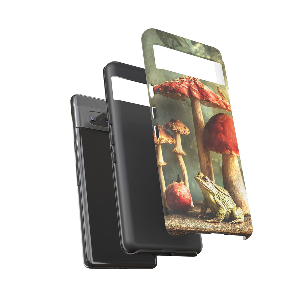 Toad and Stools Case, Crystal Phone case, Toad Stools Case - Tough Case for Toad Lovers, Gift for Her, Mushroom Decor, Toad Vibes