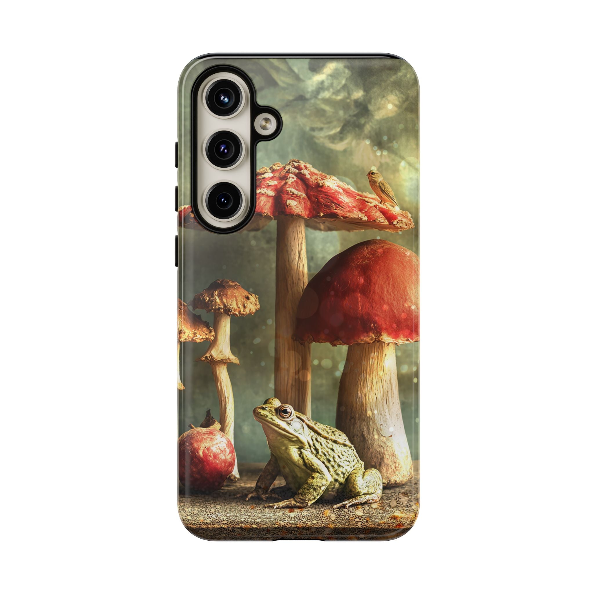 Toad and Stools Case, Crystal Phone case, Toad Stools Case - Tough Case for Toad Lovers, Gift for Her, Mushroom Decor, Toad Vibes