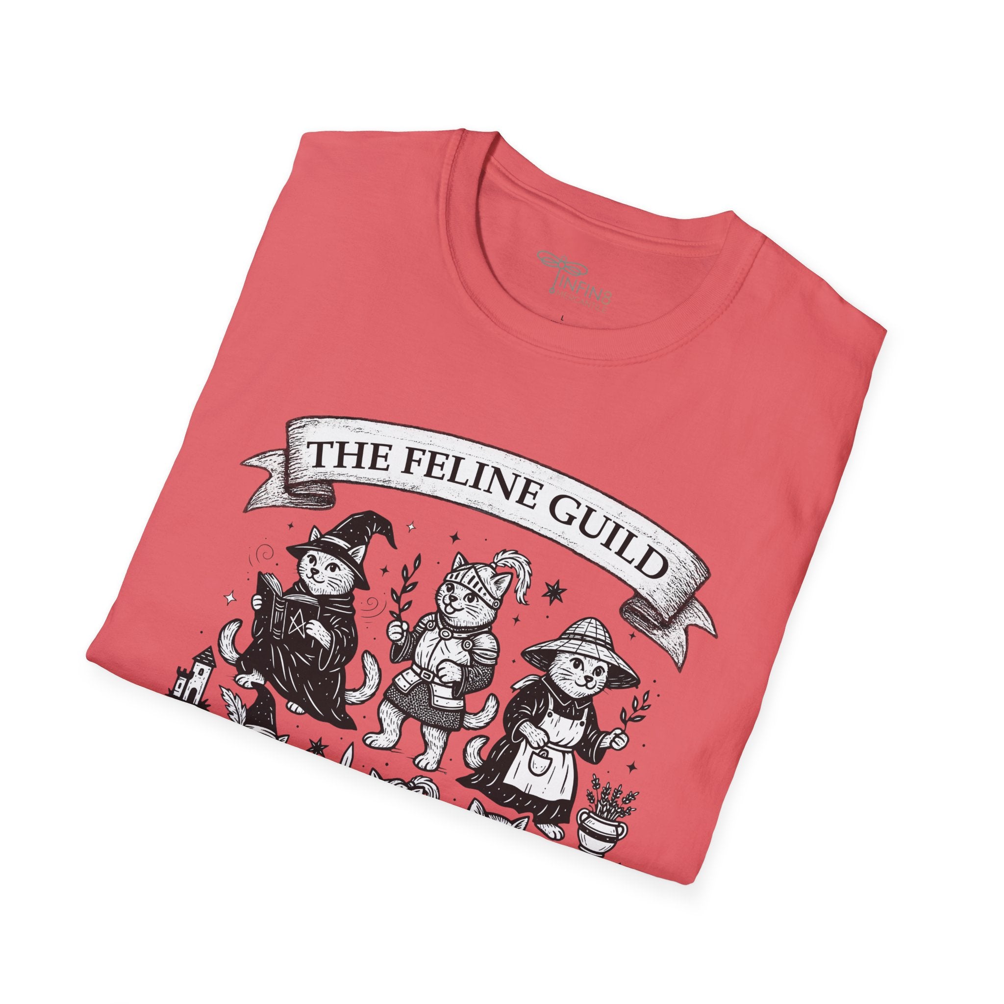 The Feline Guild Cat Lover Shirt | Medieval Fantasy T-Shirt