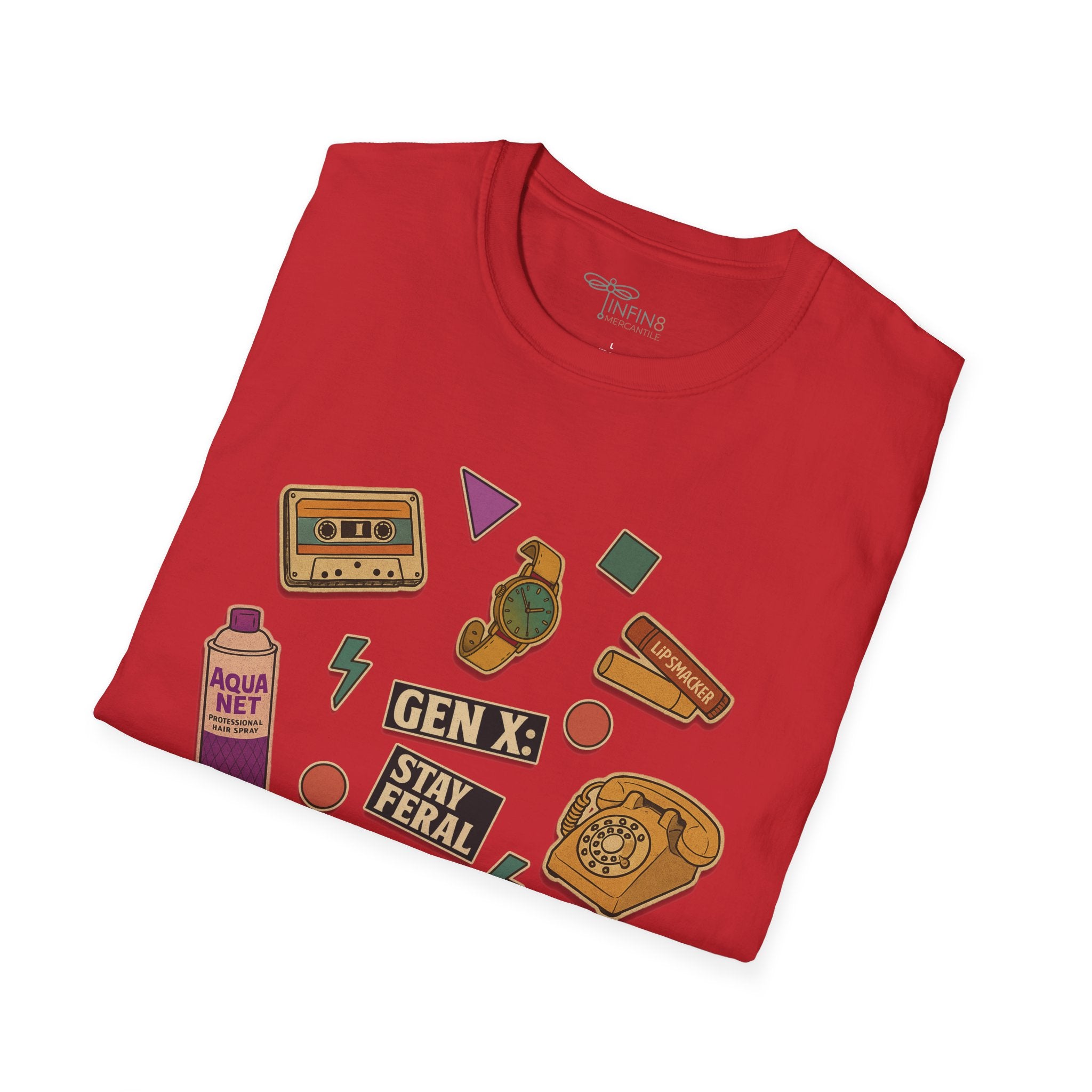 Gen-X Stay Feral Tee | Retro 80s 90s Nostalgia Shirt