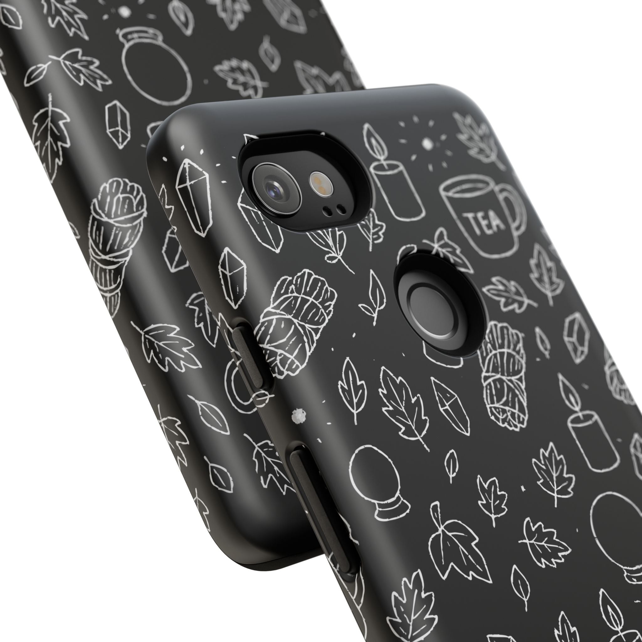 Spiritual Doodles Case, Crystal Phone case, Spiritual Doodles Case - Tough Case for Crystals Lovers, Gift for Her, Witch Decor, Phone Vibes