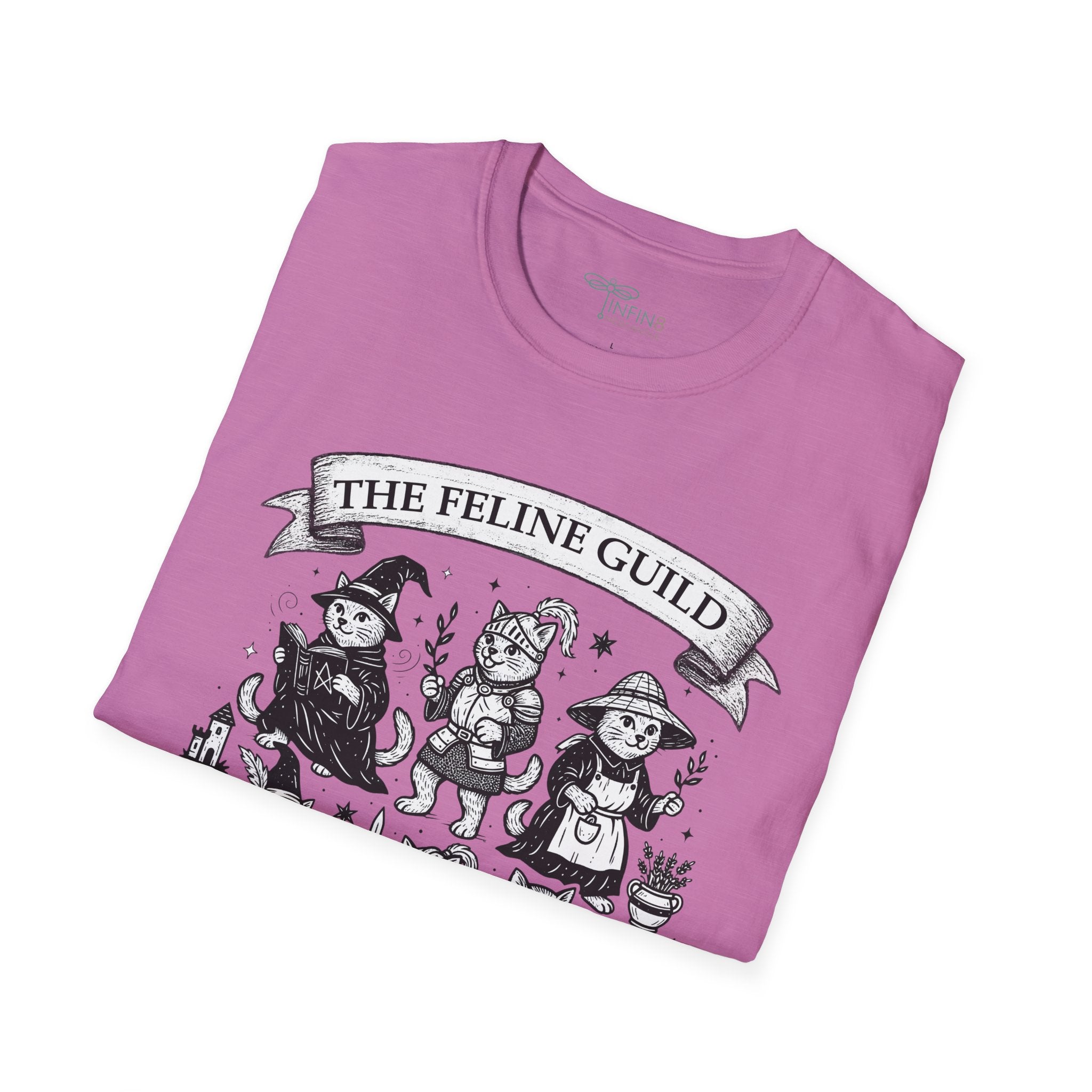 The Feline Guild Cat Lover Shirt | Medieval Fantasy T-Shirt