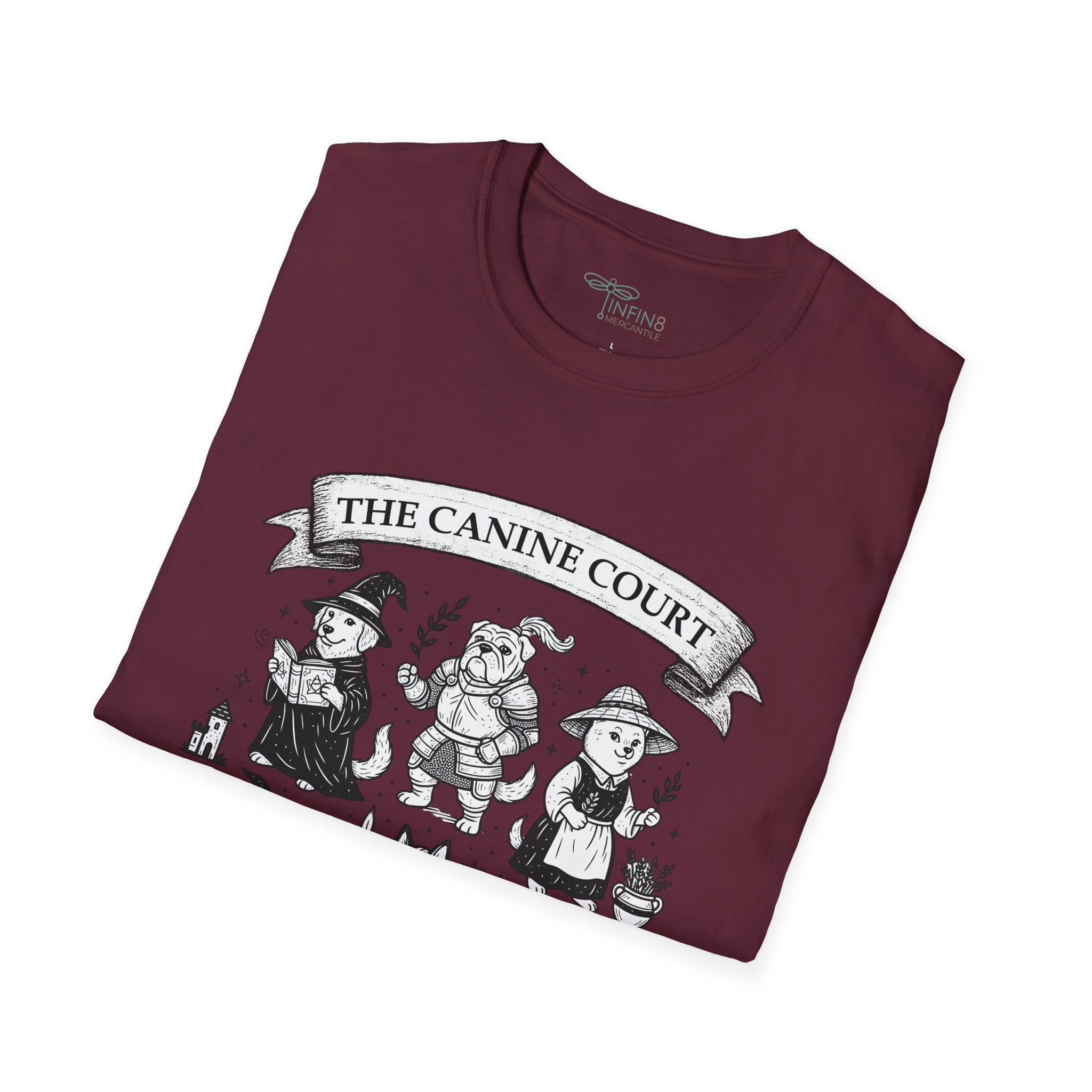 The Canine Court Medieval Dog Shirt | Castlecore Fantasy Dog Lover Gift