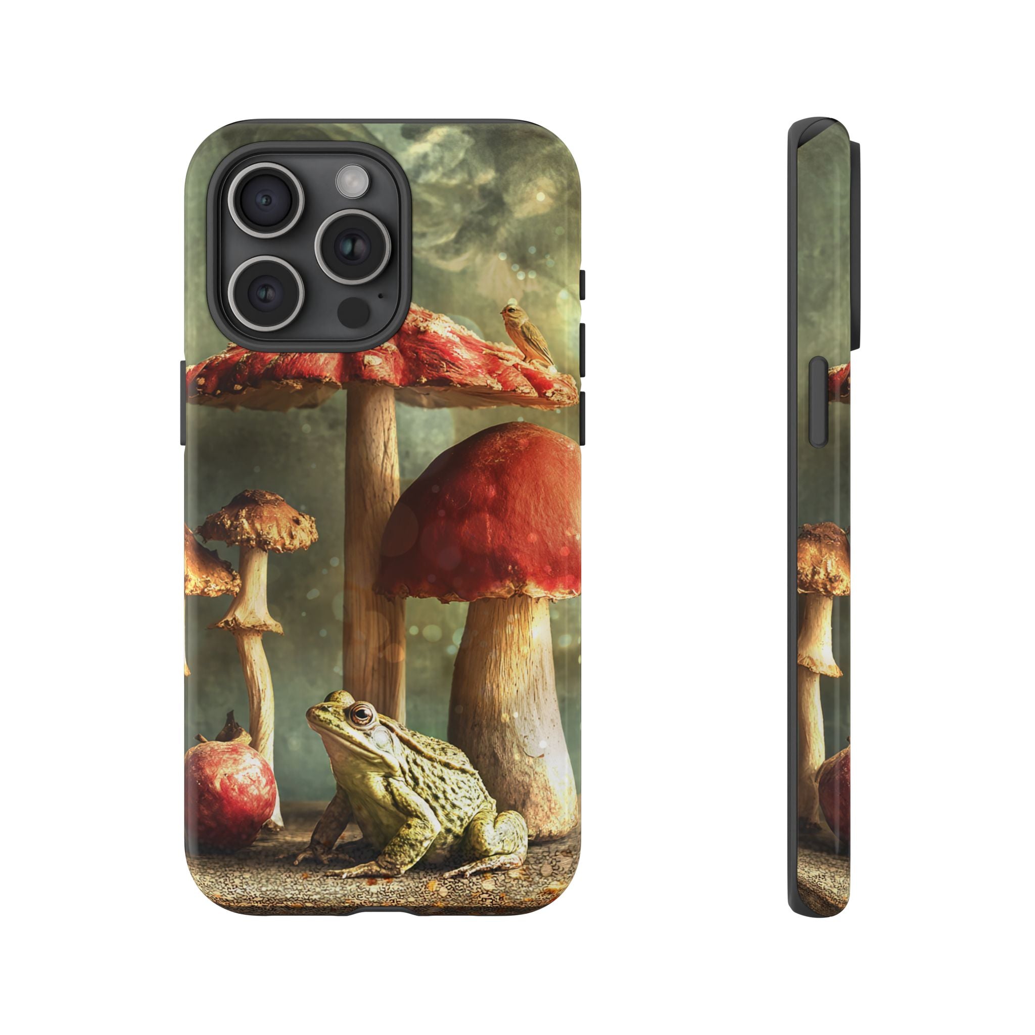 Toad and Stools Case, Crystal Phone case, Toad Stools Case - Tough Case for Toad Lovers, Gift for Her, Mushroom Decor, Toad Vibes