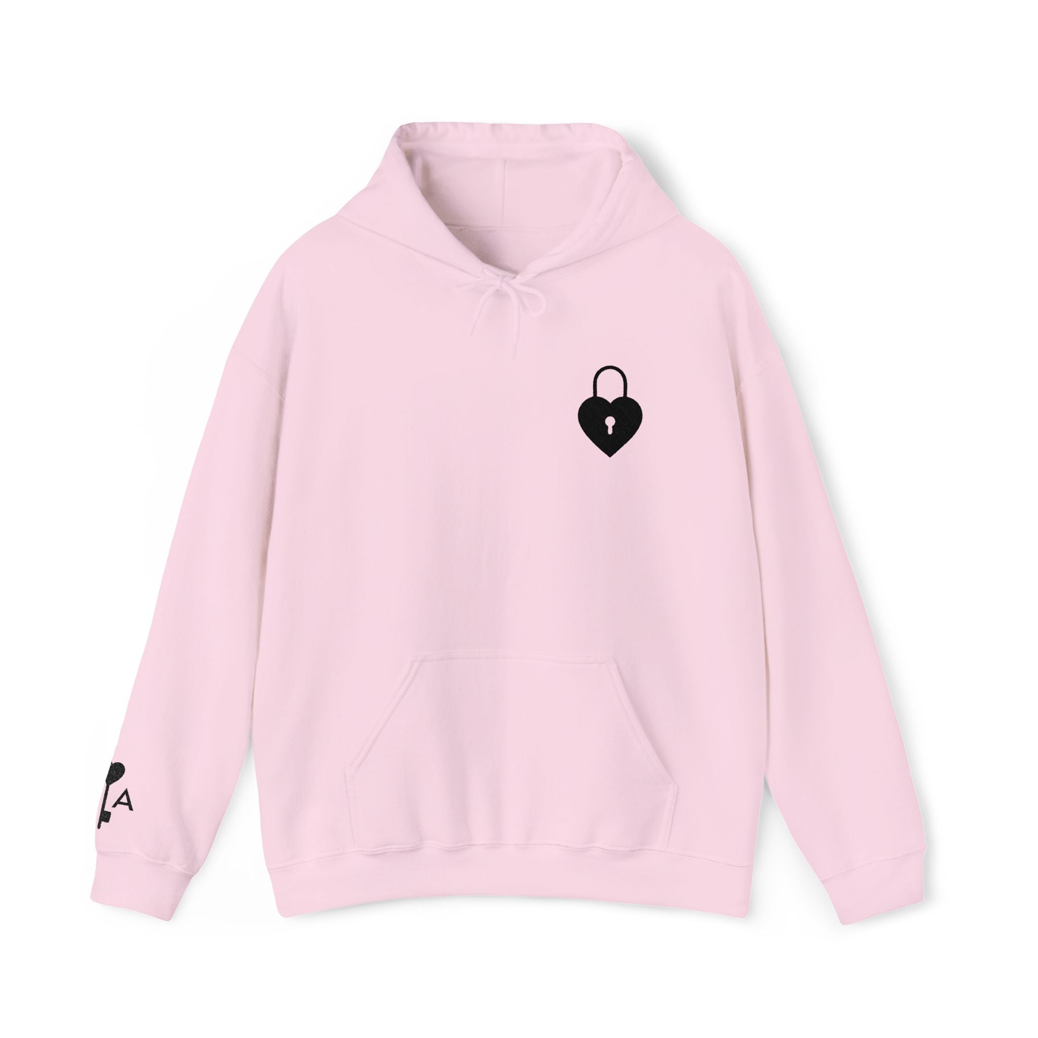 Valentine Hoodie Locked Heart Key | Couples Pullover Hoodie Sold Separately