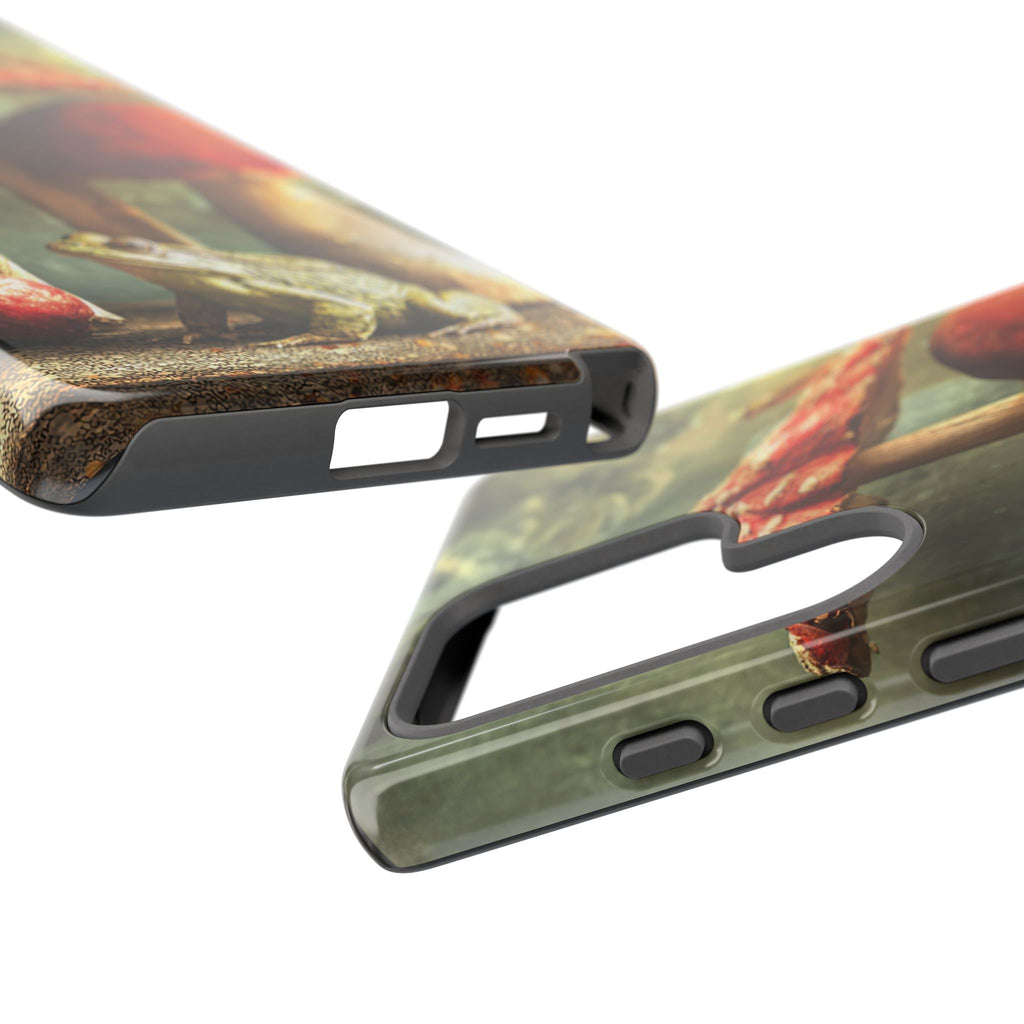 Toad and Stools Case, Crystal Phone case, Toad Stools Case - Tough Case for Toad Lovers, Gift for Her, Mushroom Decor, Toad Vibes