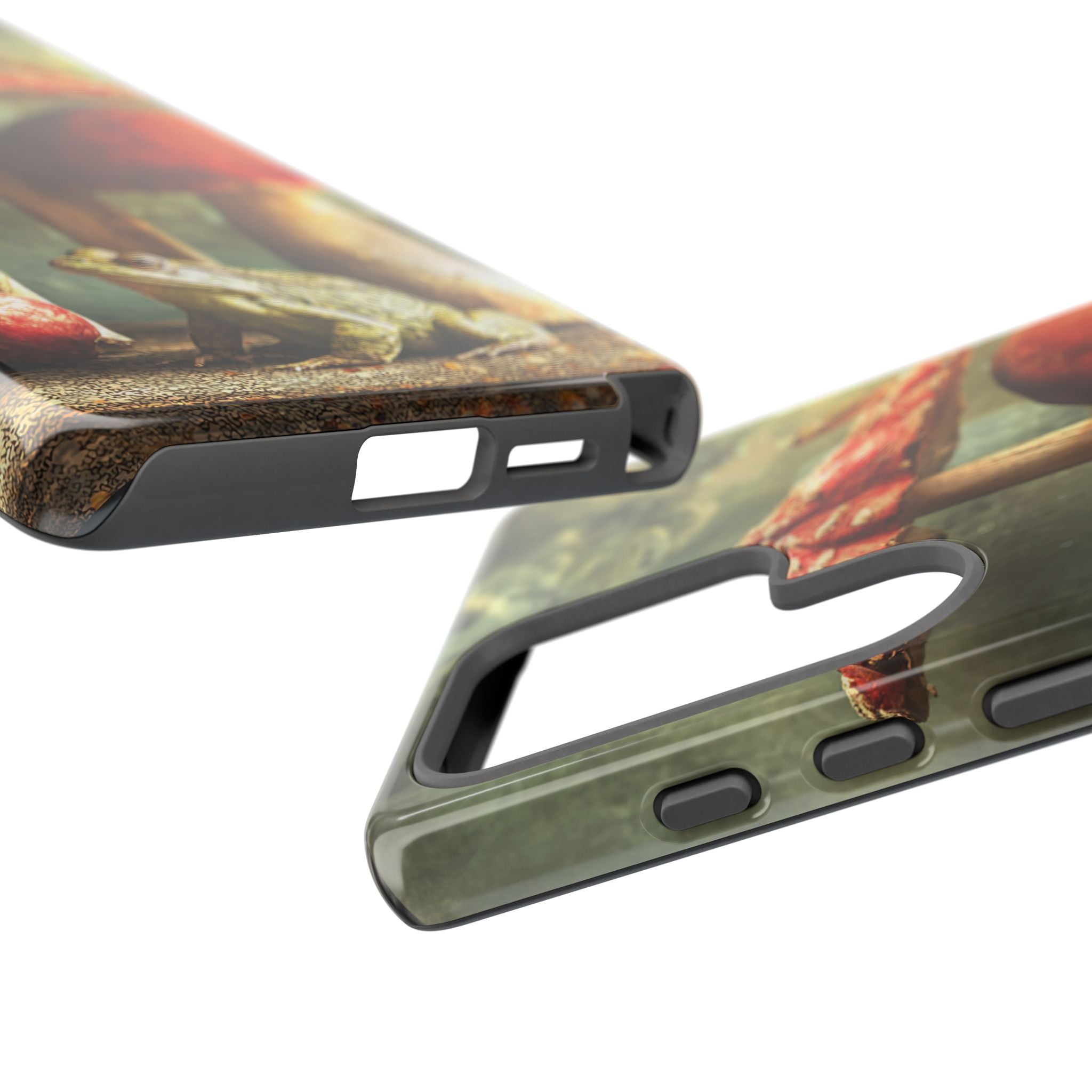 Toad and Stools Case, Crystal Phone case, Toad Stools Case - Tough Case for Toad Lovers, Gift for Her, Mushroom Decor, Toad Vibes