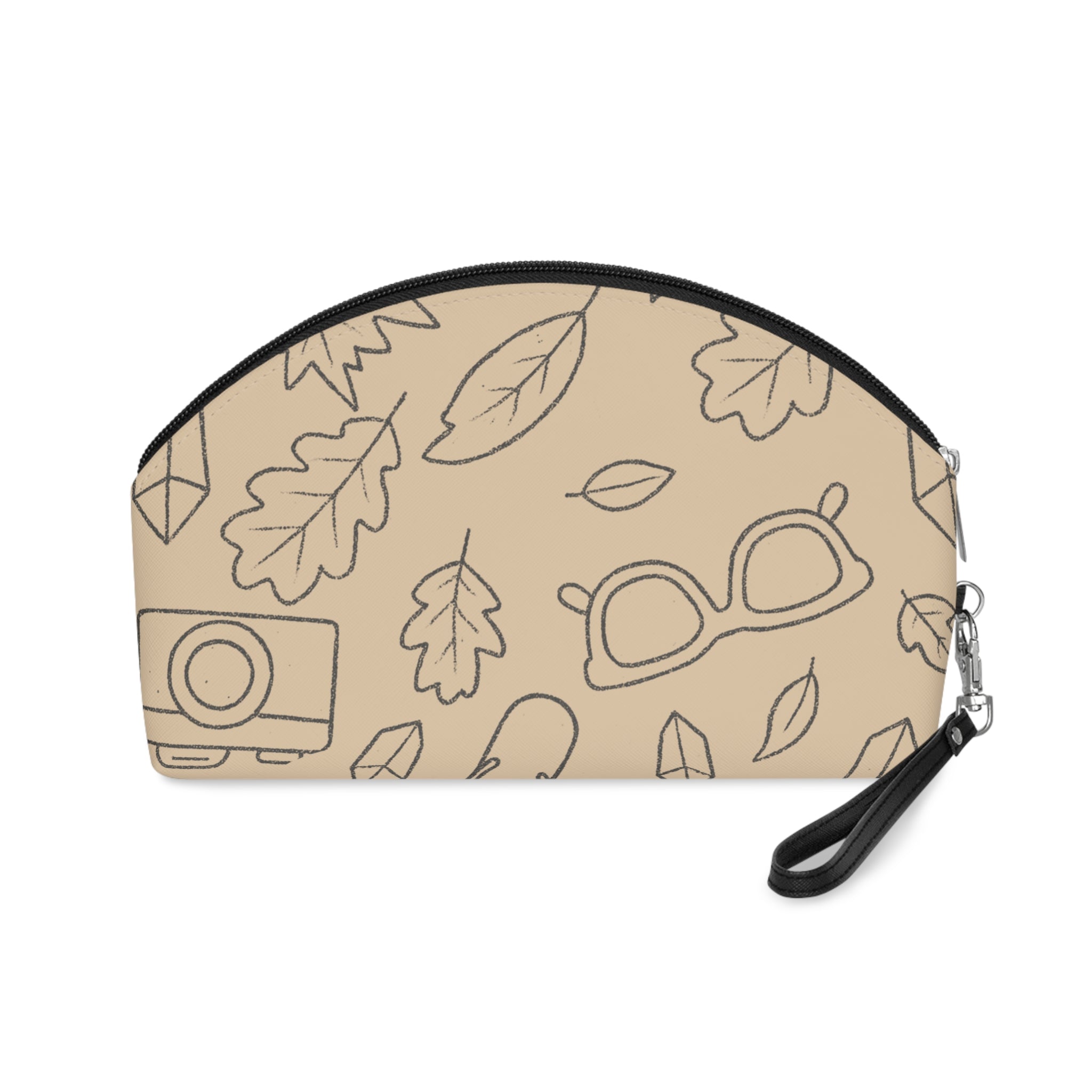 Gold Personalized Makeup Bag, Vacation Vibes Cosmetic Case, Poolside Travel Pouch, Custom Bridesmaid Gift, Custom Party Favor