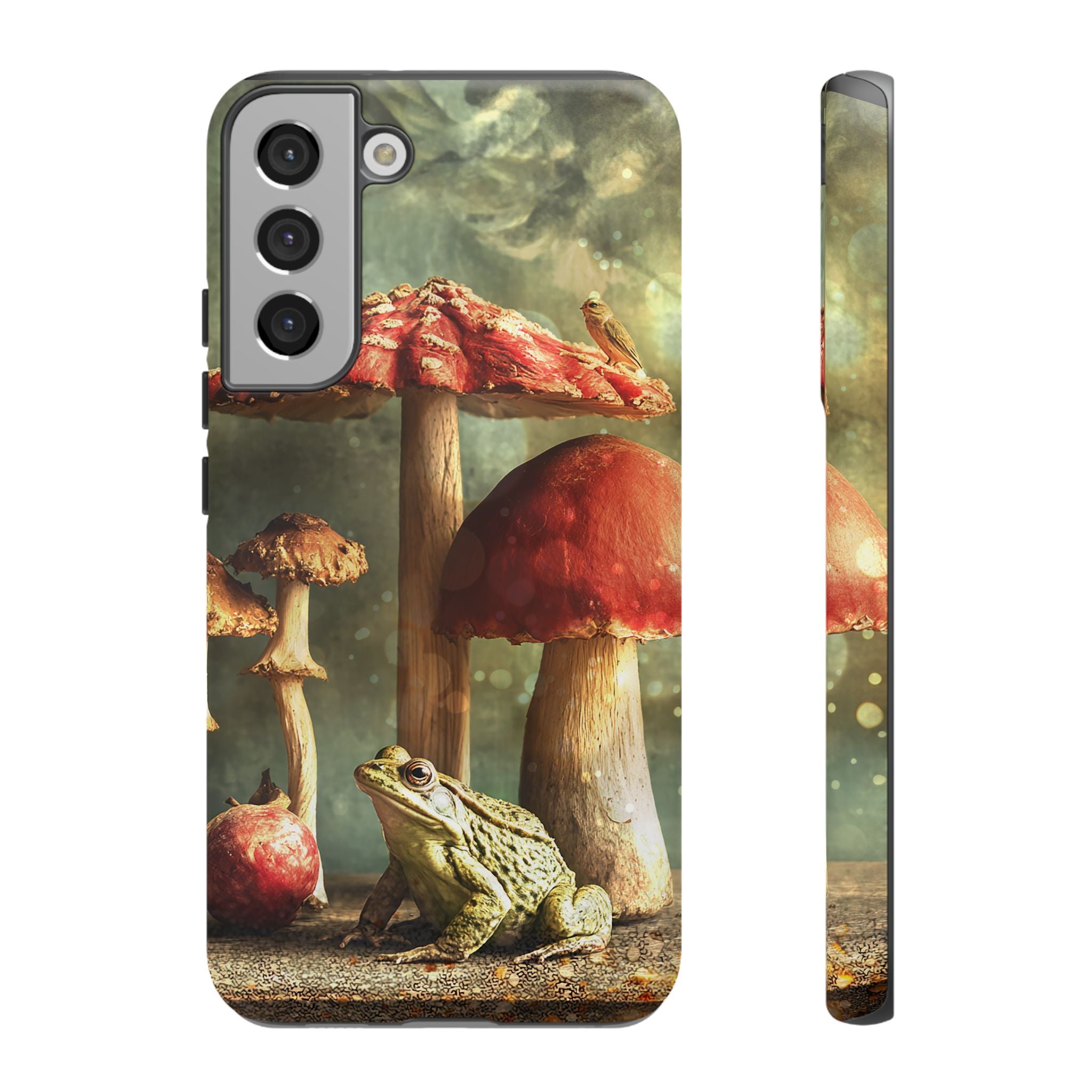 Toad and Stools Case, Crystal Phone case, Toad Stools Case - Tough Case for Toad Lovers, Gift for Her, Mushroom Decor, Toad Vibes