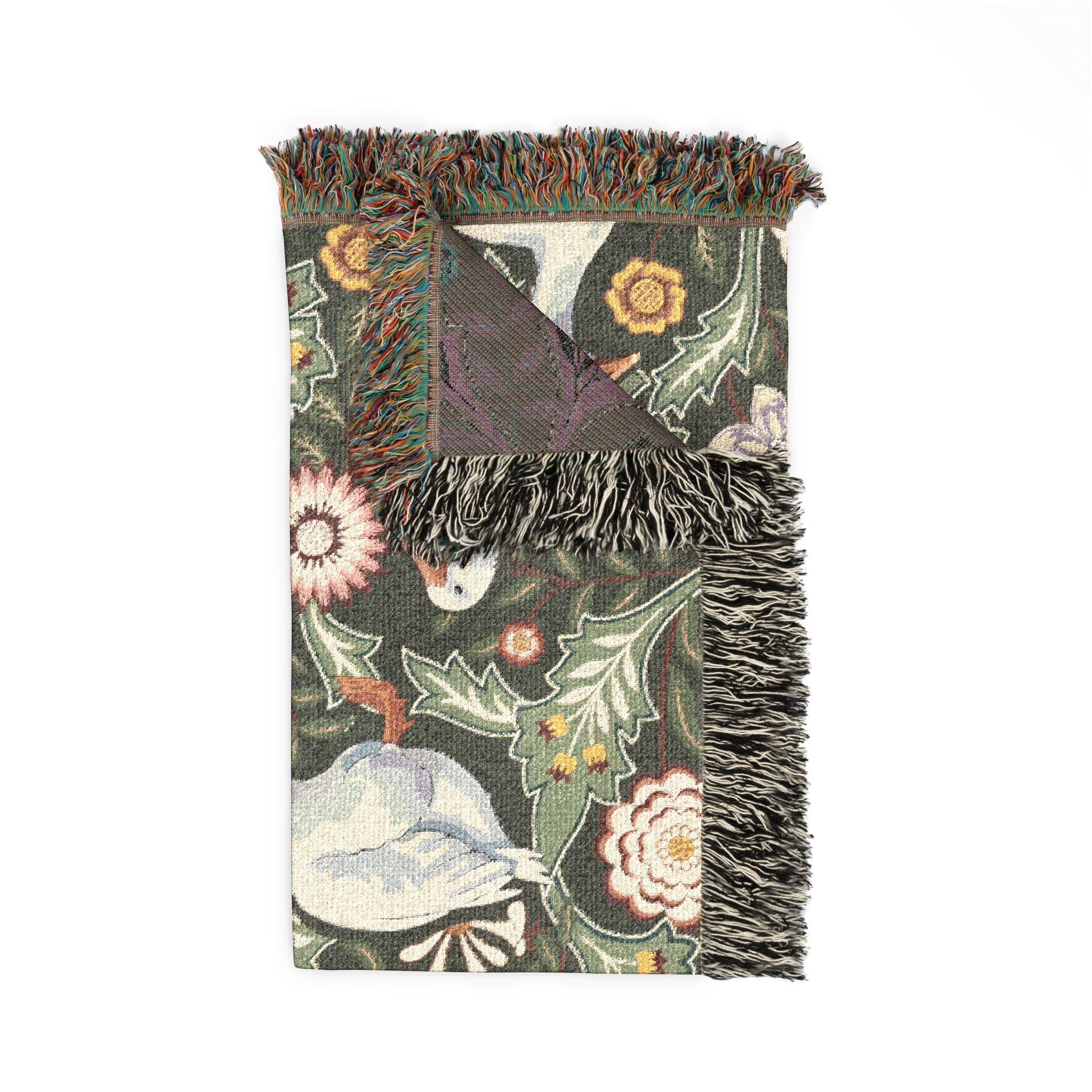 Thistle & Wing | Verdant Bloom Woven Blanket Printify