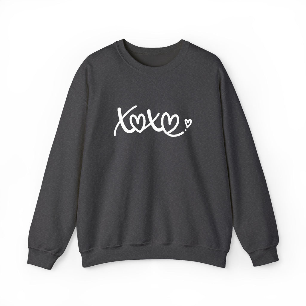 XOXO Embroidered Sweatshirt Hugs and Kisses