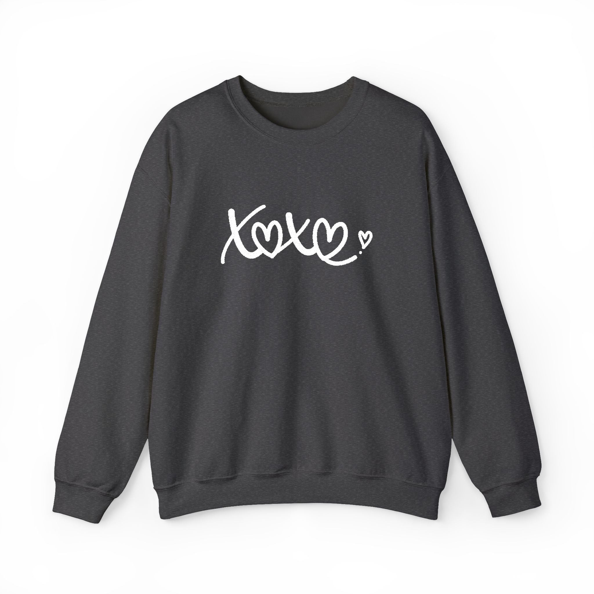XOXO Embroidered Sweatshirt Hugs and Kisses