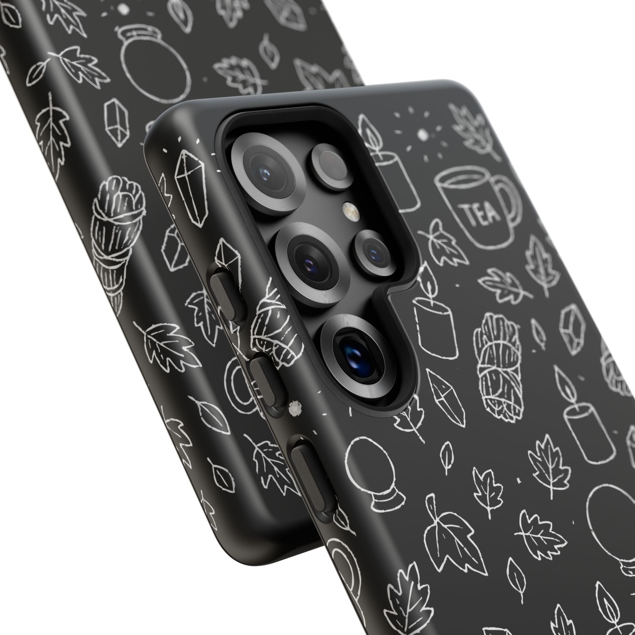 Spiritual Doodles Case, Crystal Phone case, Spiritual Doodles Case - Tough Case for Crystals Lovers, Gift for Her, Witch Decor, Phone Vibes