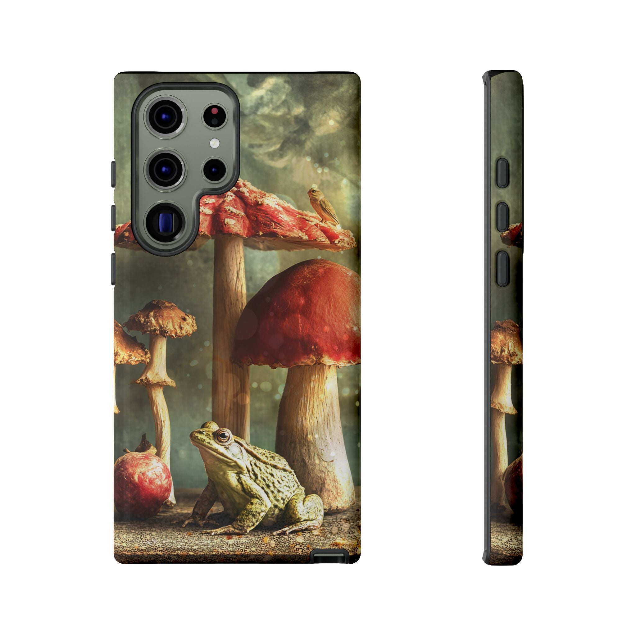 Toad and Stools Case, Crystal Phone case, Toad Stools Case - Tough Case for Toad Lovers, Gift for Her, Mushroom Decor, Toad Vibes
