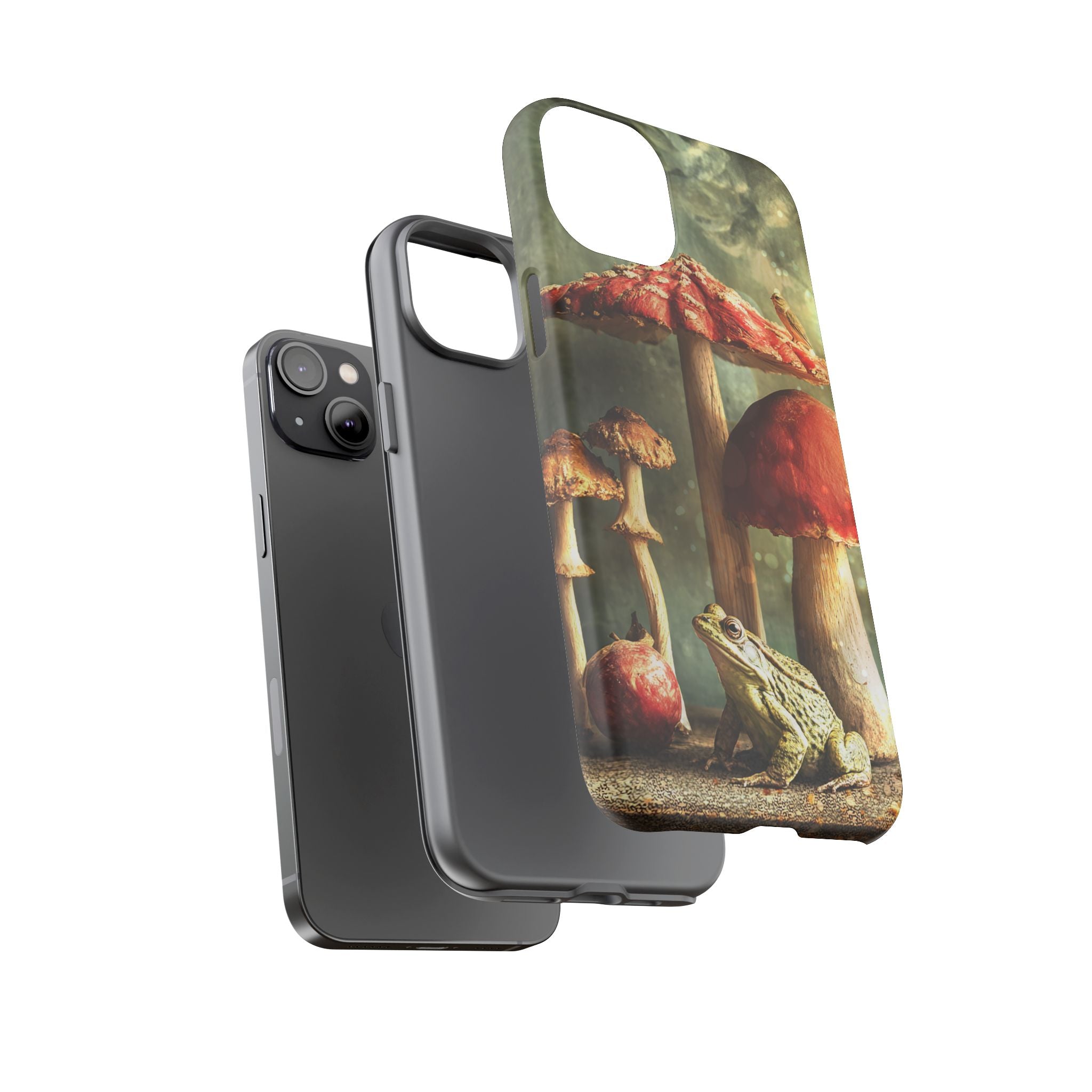 Toad and Stools Case, Crystal Phone case, Toad Stools Case - Tough Case for Toad Lovers, Gift for Her, Mushroom Decor, Toad Vibes