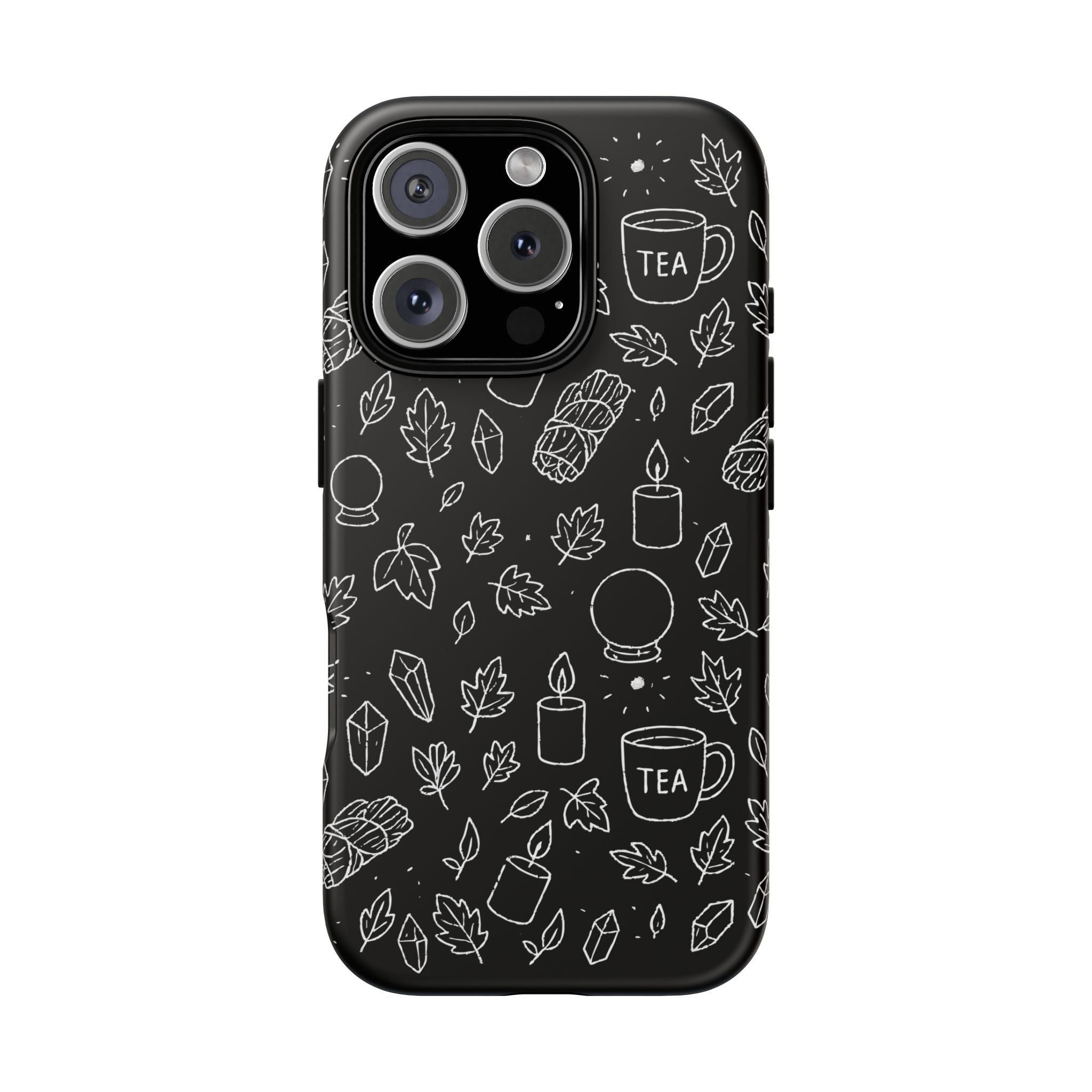 Spiritual Doodles Case, Crystal Phone case, Spiritual Doodles Case - Tough Case for Crystals Lovers, Gift for Her, Witch Decor, Phone Vibes