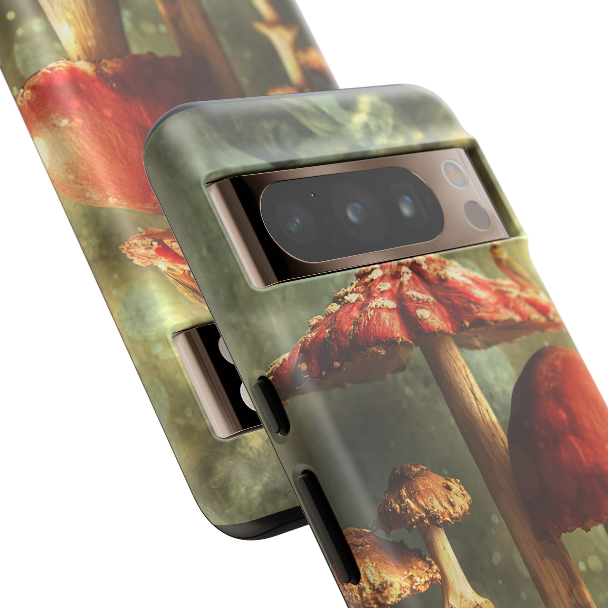 Toad and Stools Case, Crystal Phone case, Toad Stools Case - Tough Case for Toad Lovers, Gift for Her, Mushroom Decor, Toad Vibes