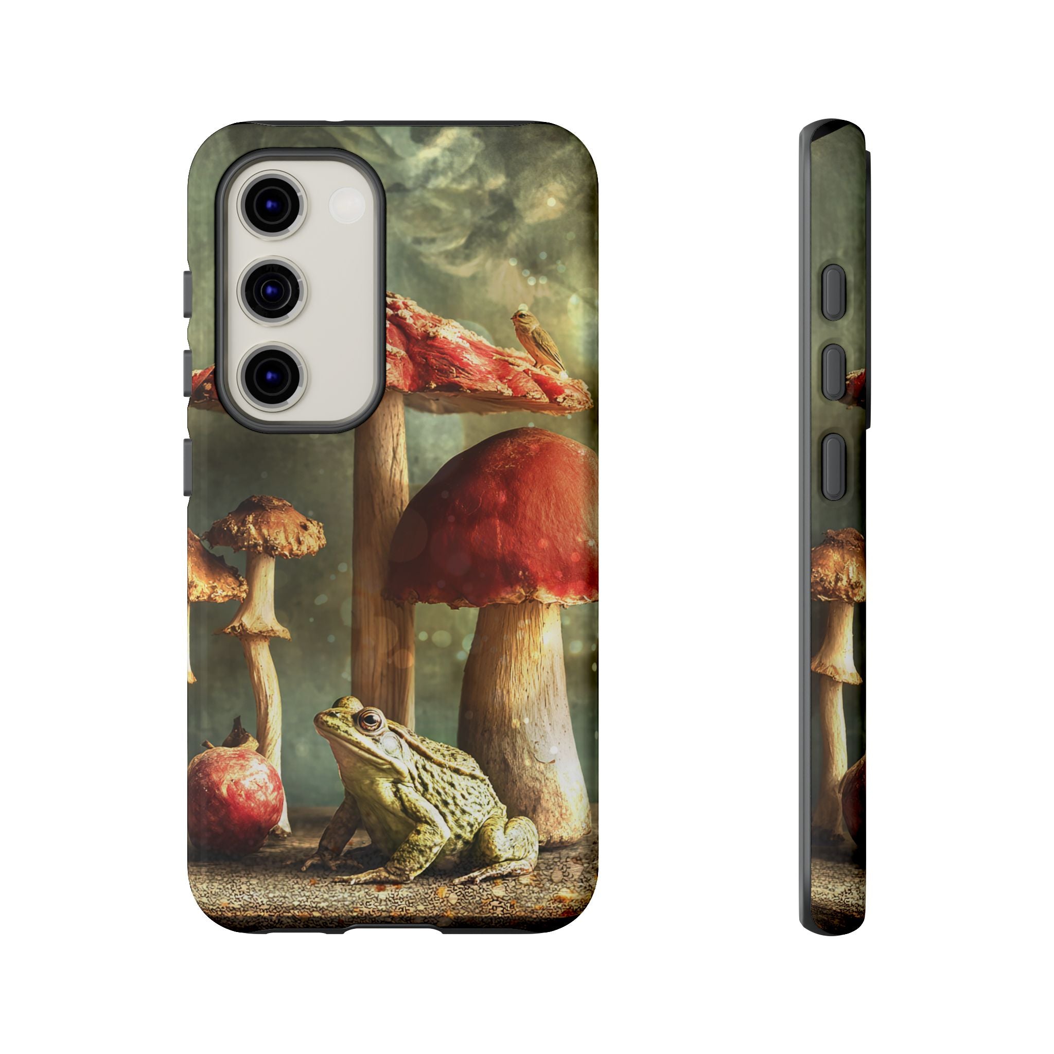 Toad and Stools Case, Crystal Phone case, Toad Stools Case - Tough Case for Toad Lovers, Gift for Her, Mushroom Decor, Toad Vibes