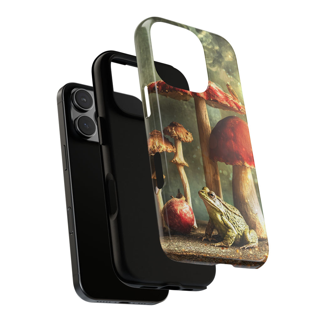 Toad and Stools Case, Crystal Phone case, Toad Stools Case - Tough Case for Toad Lovers, Gift for Her, Mushroom Decor, Toad Vibes